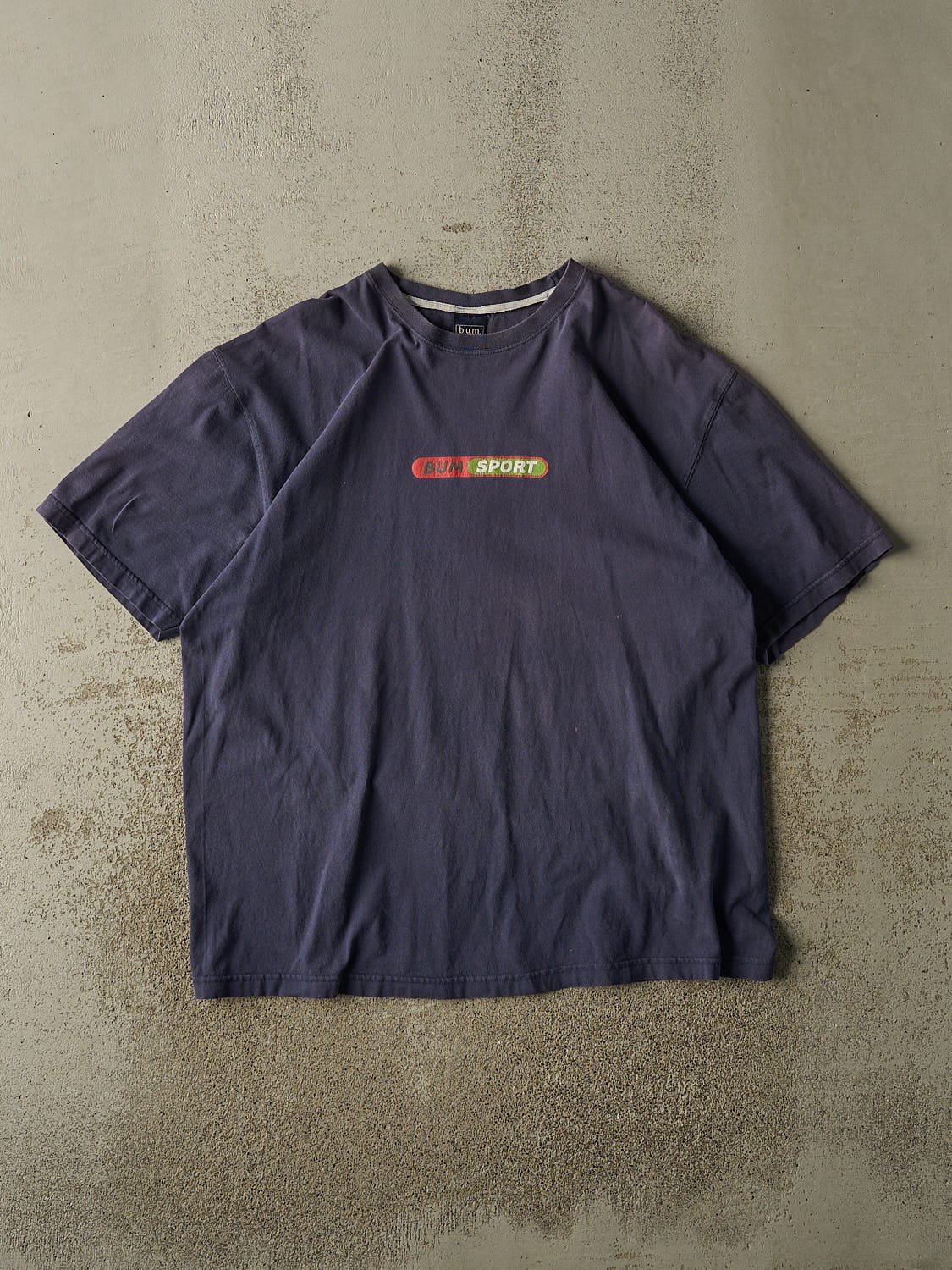 Vintage 90s Navy Blue Bum Sport Tee (XL)