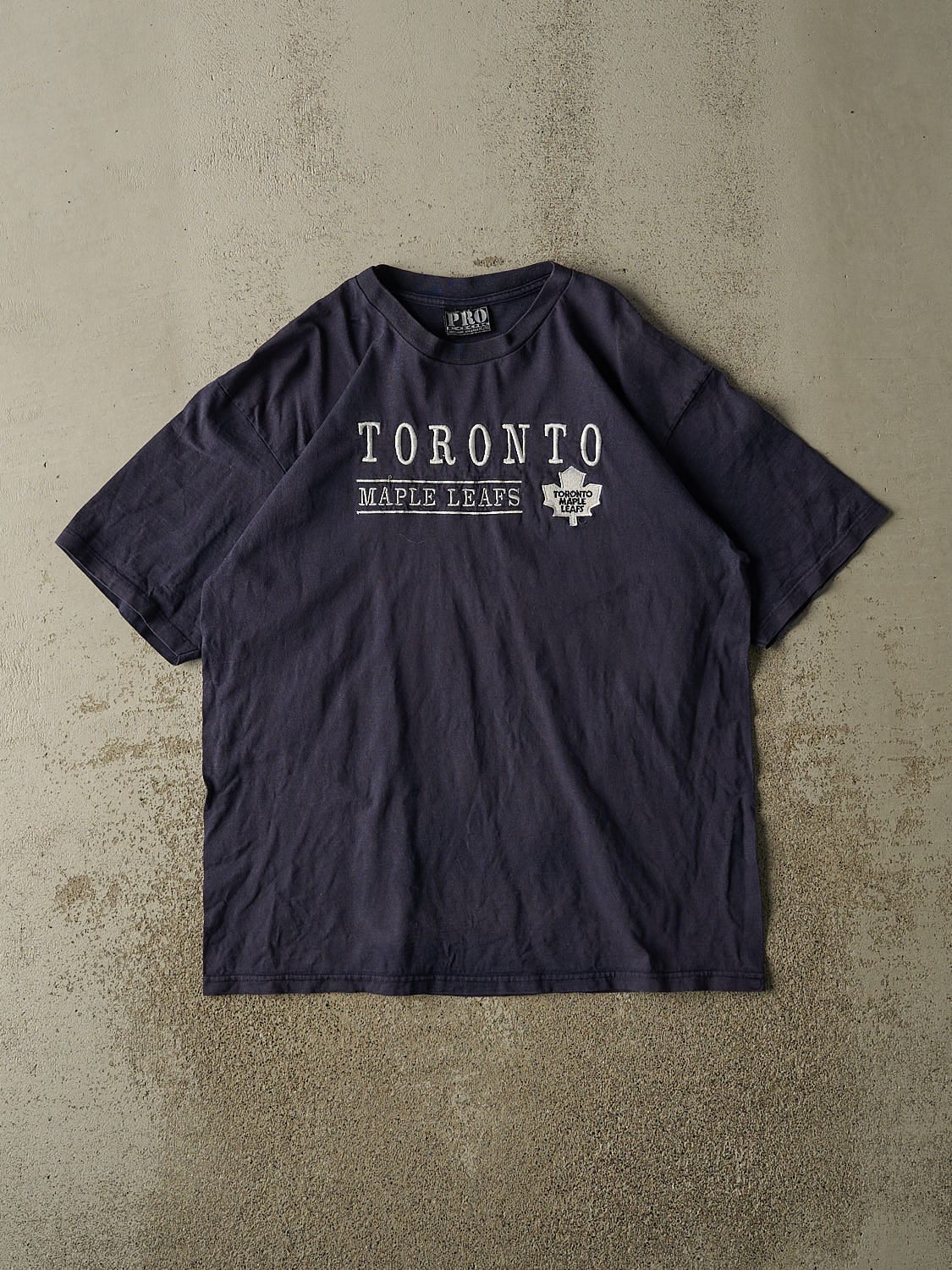 Vintage 90s Navy Blue Toronto Maple Leafs Tee (L/XL)
