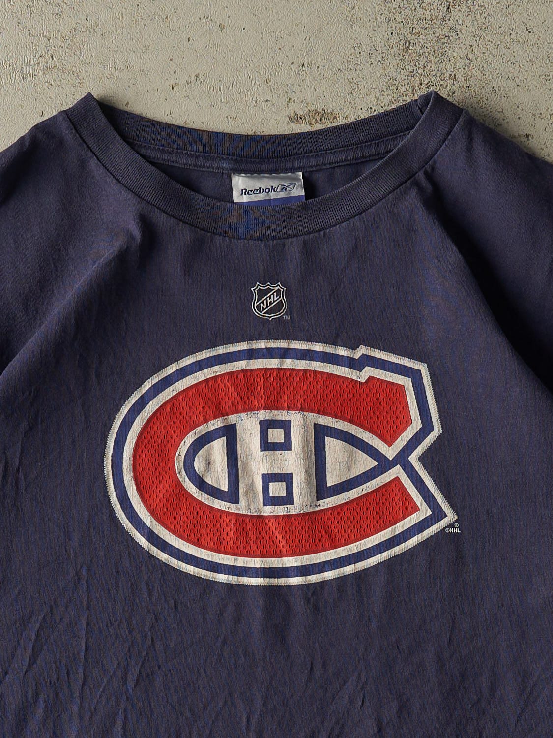 Vintage Y2K Navy Blue Montreal Canadians #31 Carey Price Tee (XL)