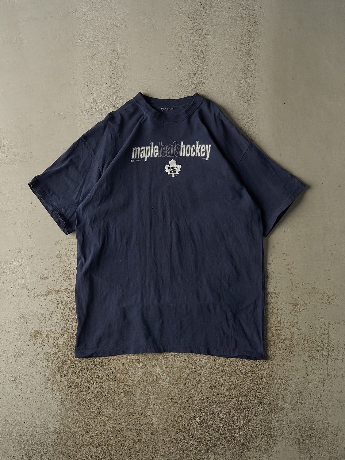 Vintage Y2K Navy Blue Toronto Maple Leafs Hockey Tee (XXL/XXXL)