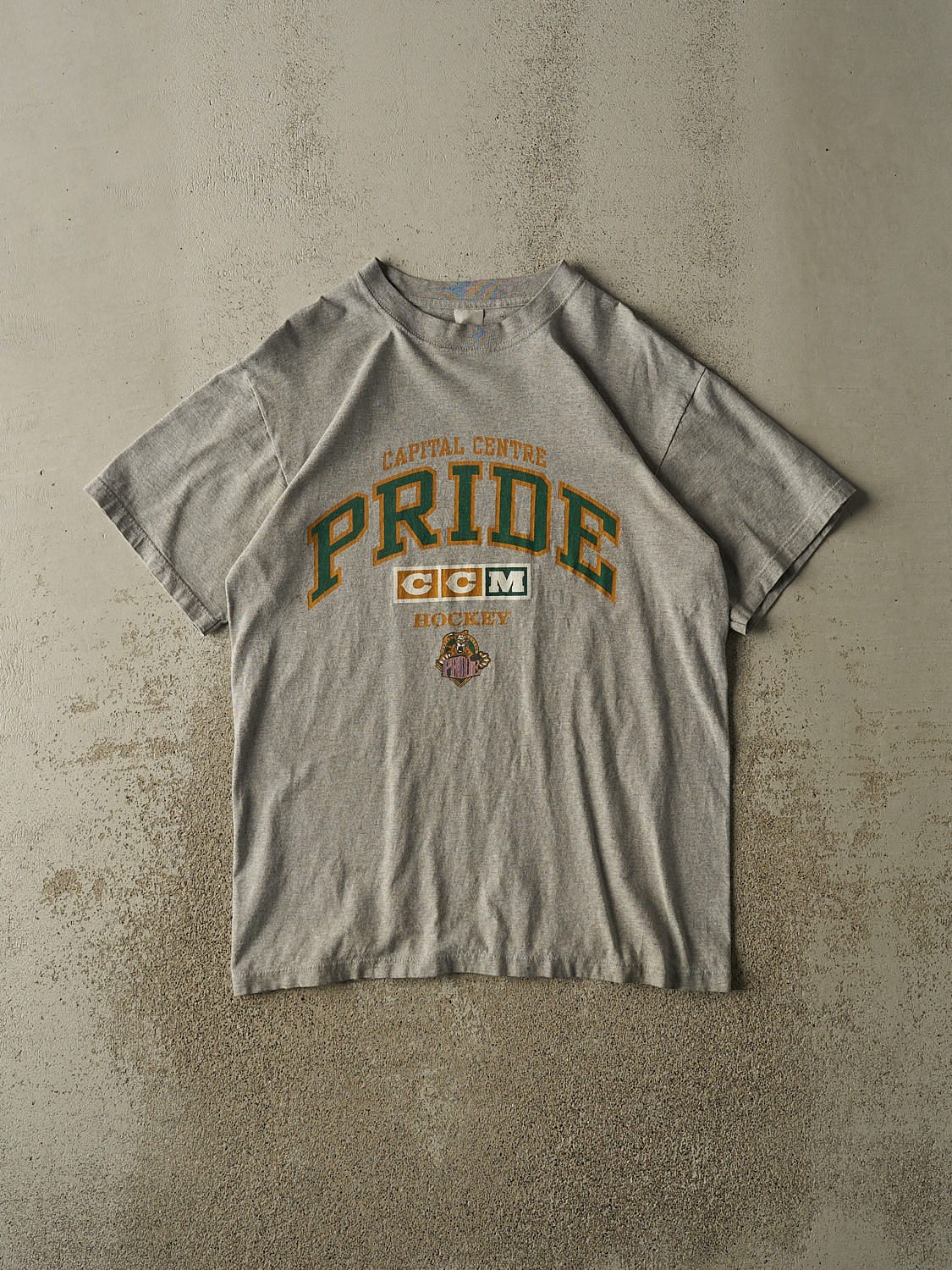 Vintage Y2K Grey Capital Centre Pride Tee (L/XL)