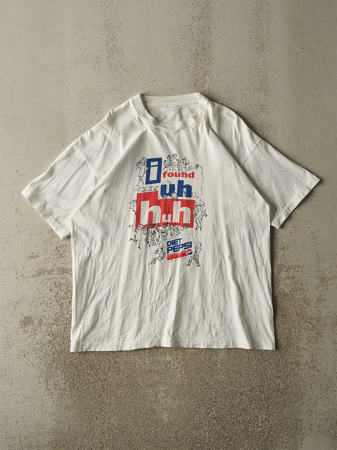 Vintage 90s White Diet Pepsi Tee (L/XL)
