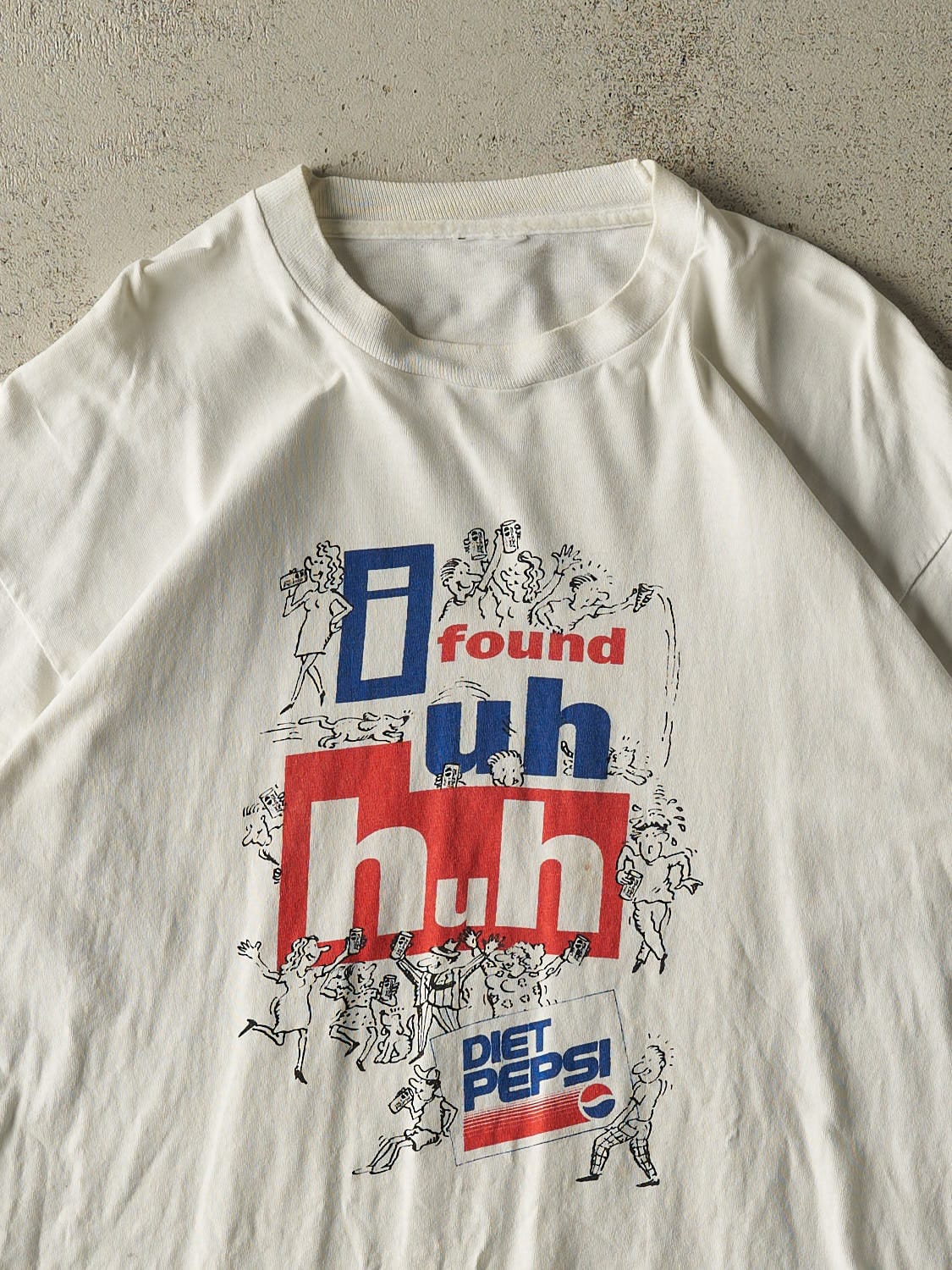 Vintage 90s White Diet Pepsi Tee (L/XL)