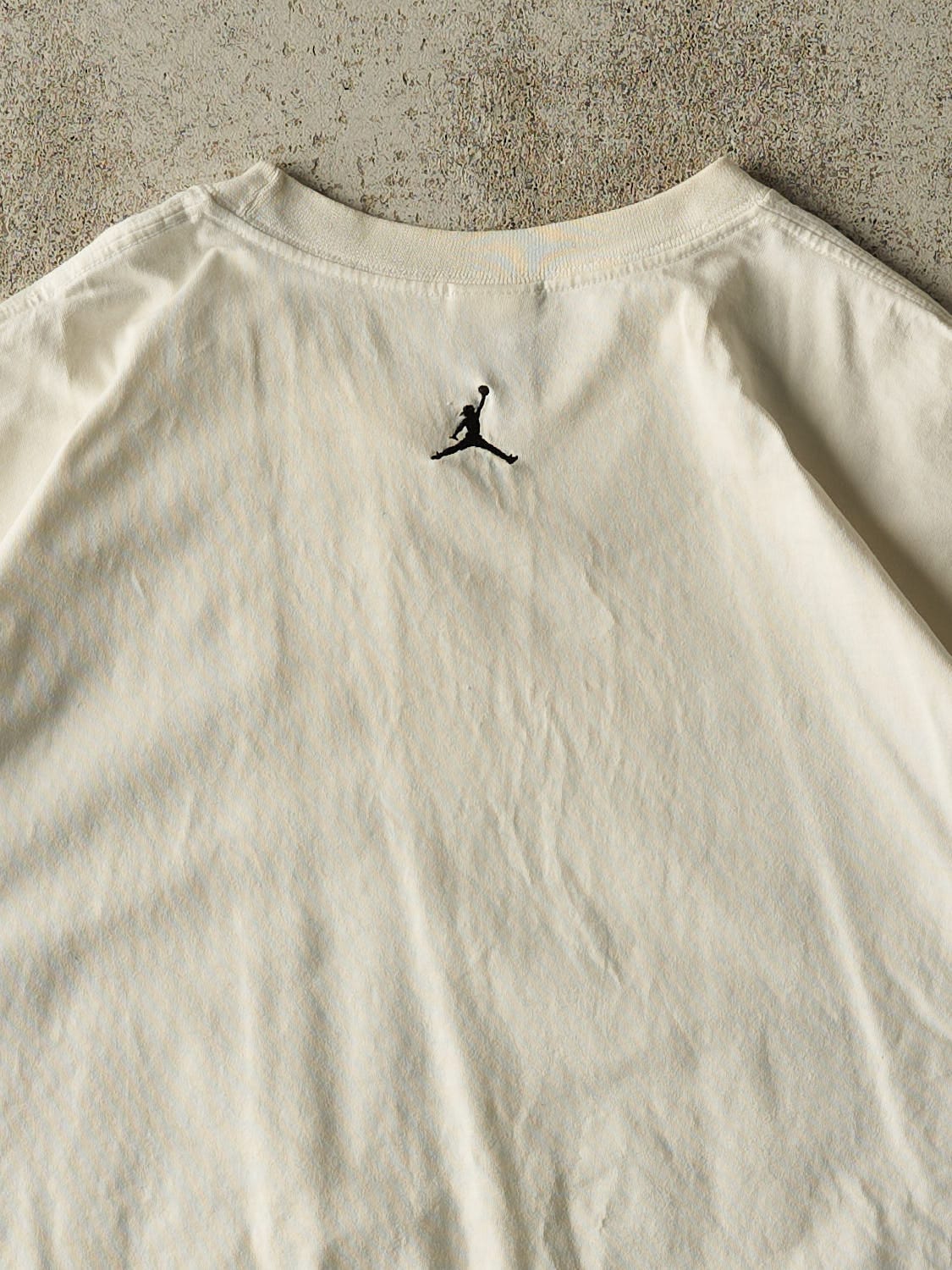 Vintage 90s Beige Air Jordan Tee (XXL/XXXL)