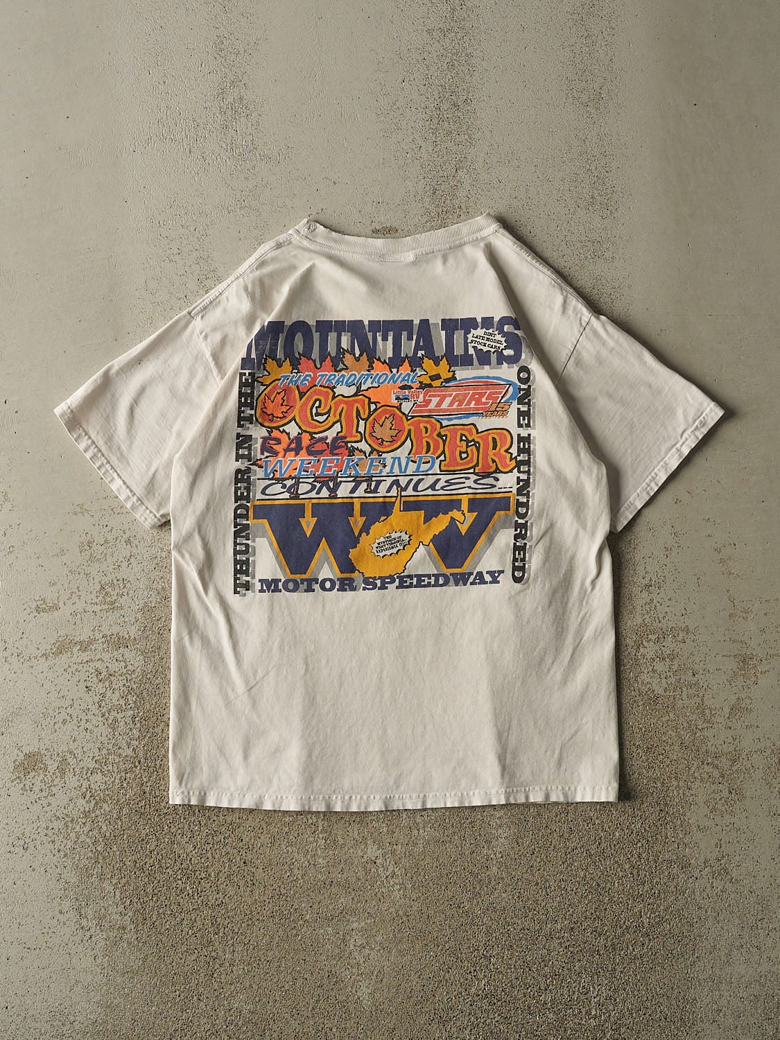 Vintage 98' White Thunder Mountain Racing Tee (M/L)