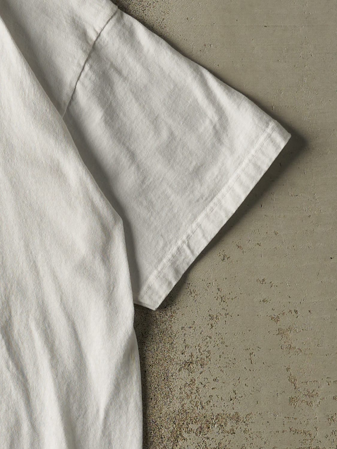Vintage 96' White Guess Jeans Tee (L/XL)