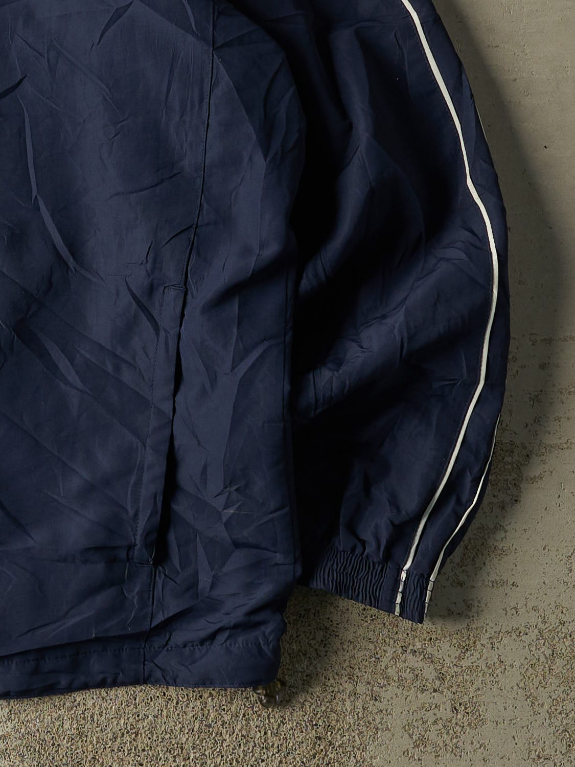 Vintage 90s Navy Blue Reebok Windbreaker Jacket (XXL/XXXL)
