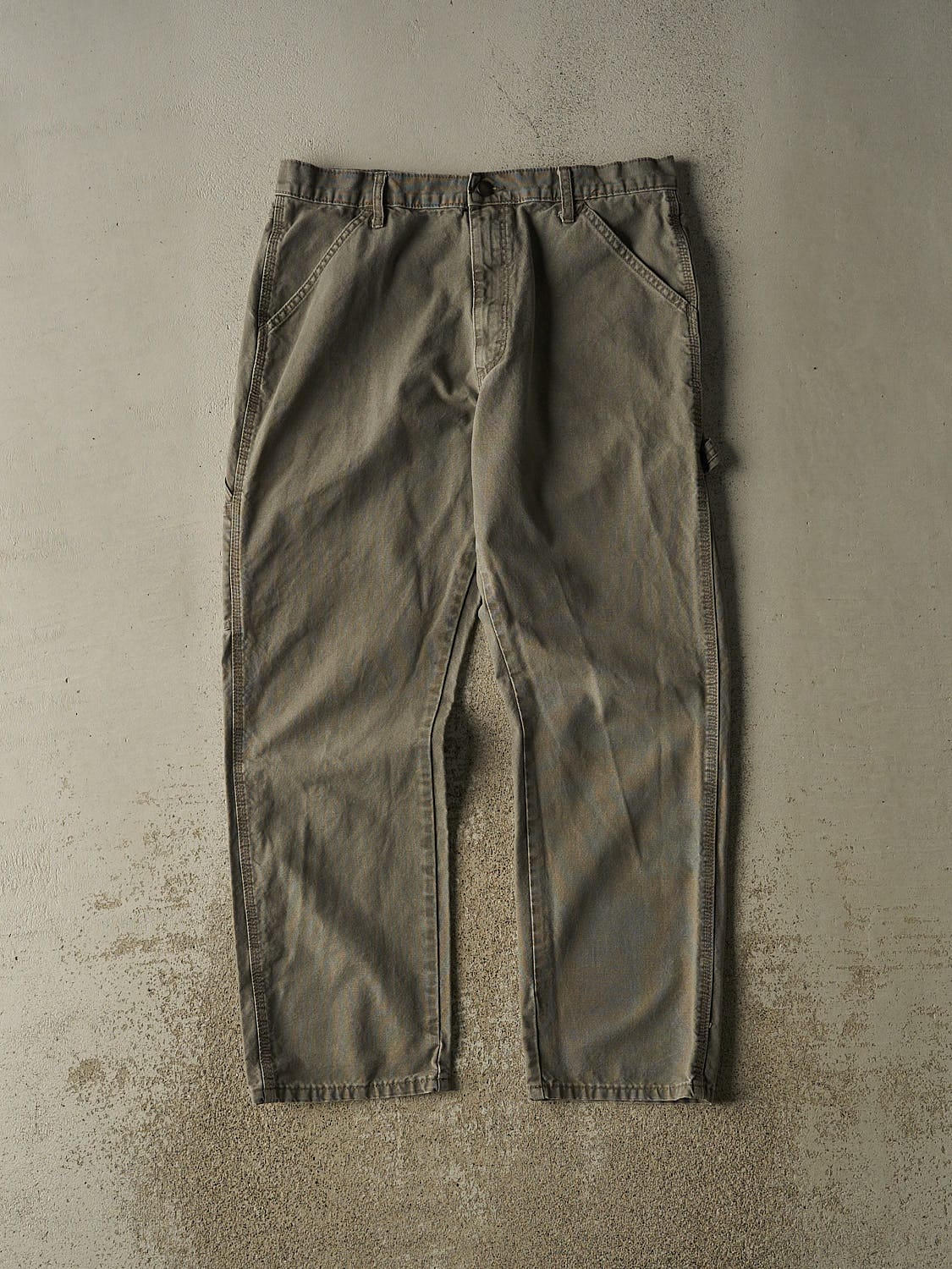 Vintage 90s Green Rustler Carpenter Pants (34x30)