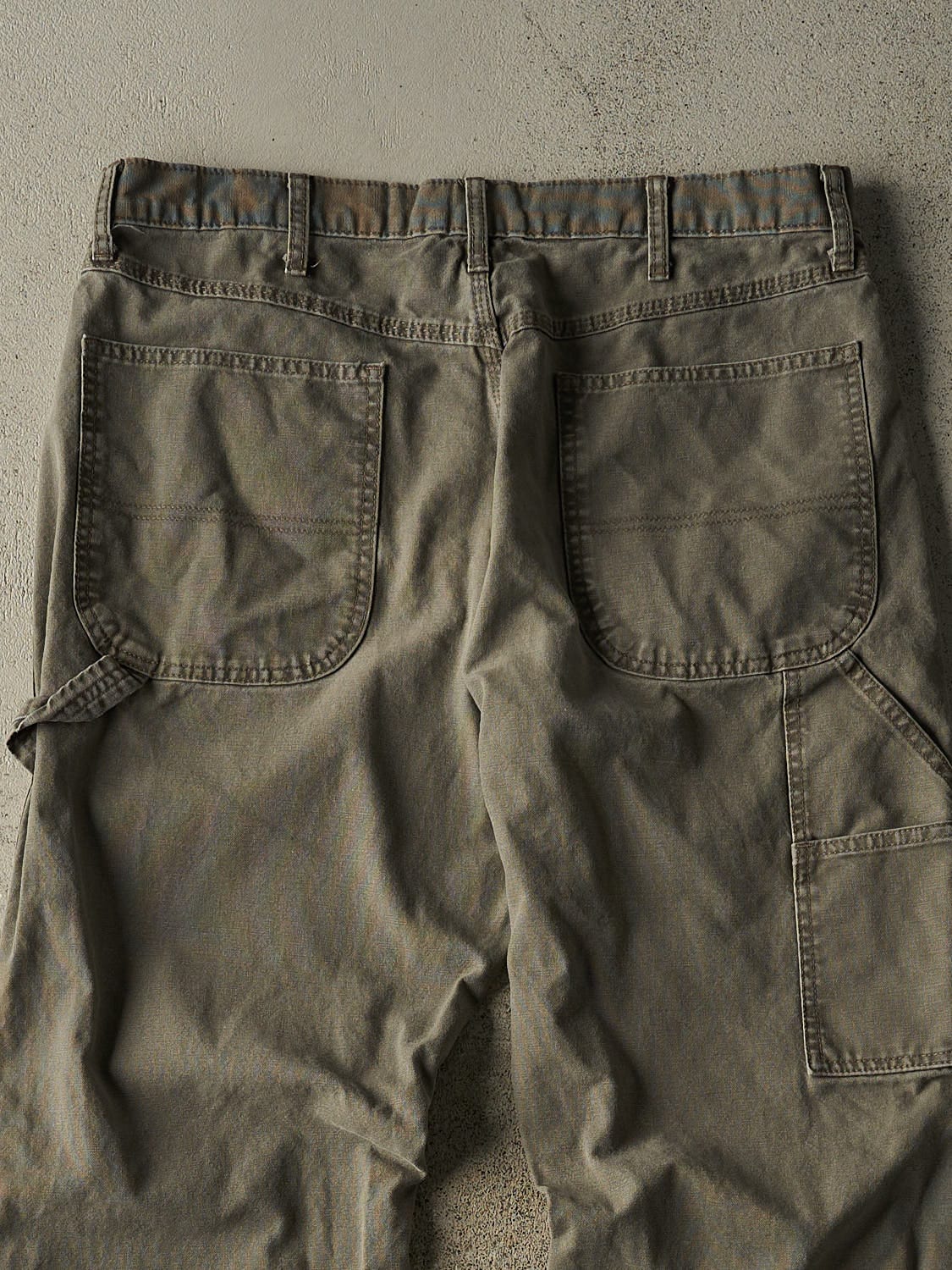 Vintage 90s Green Rustler Carpenter Pants (34x30)