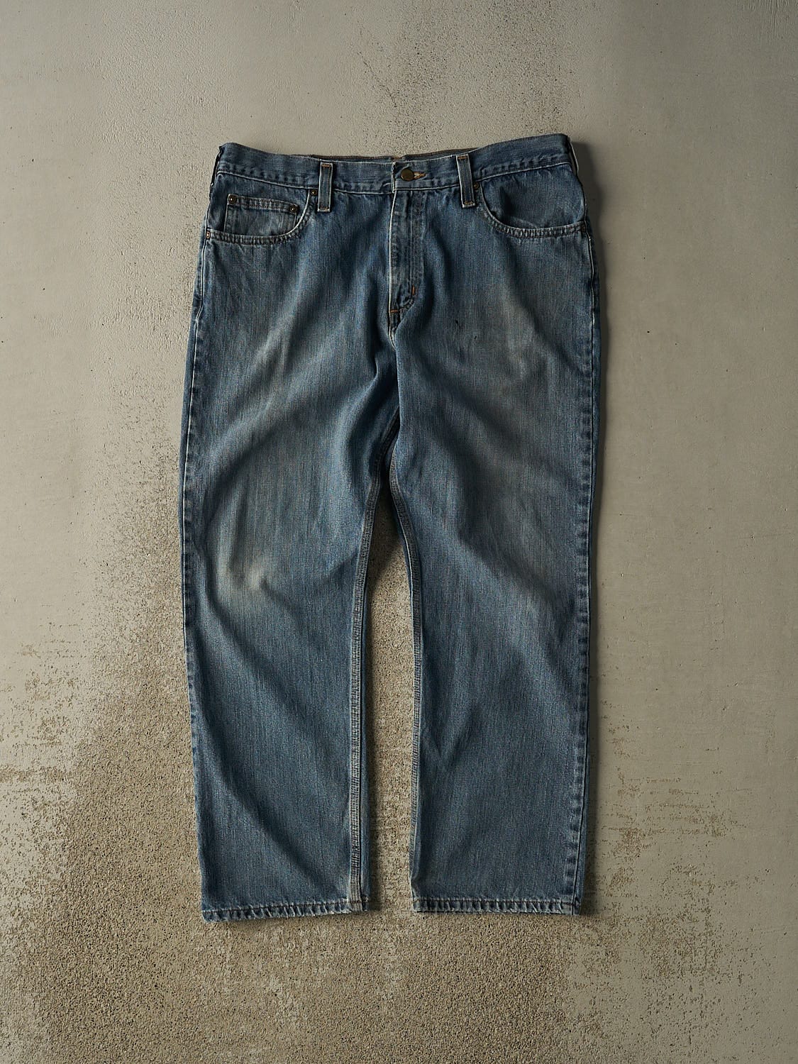 Vintage 90s Mid Wash Carhartt Jeans (36x29)