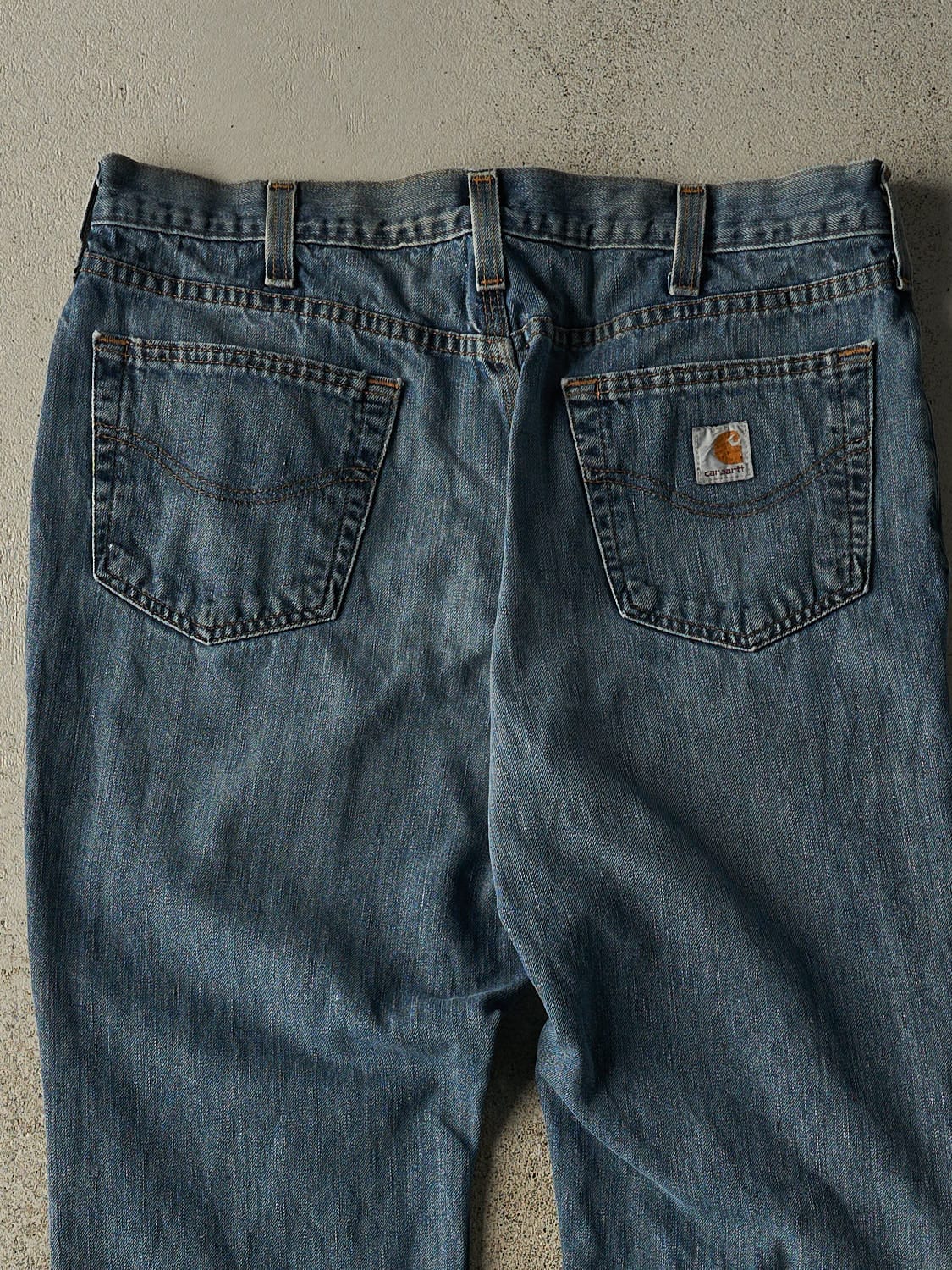 Vintage 90s Mid Wash Carhartt Jeans (36x29)