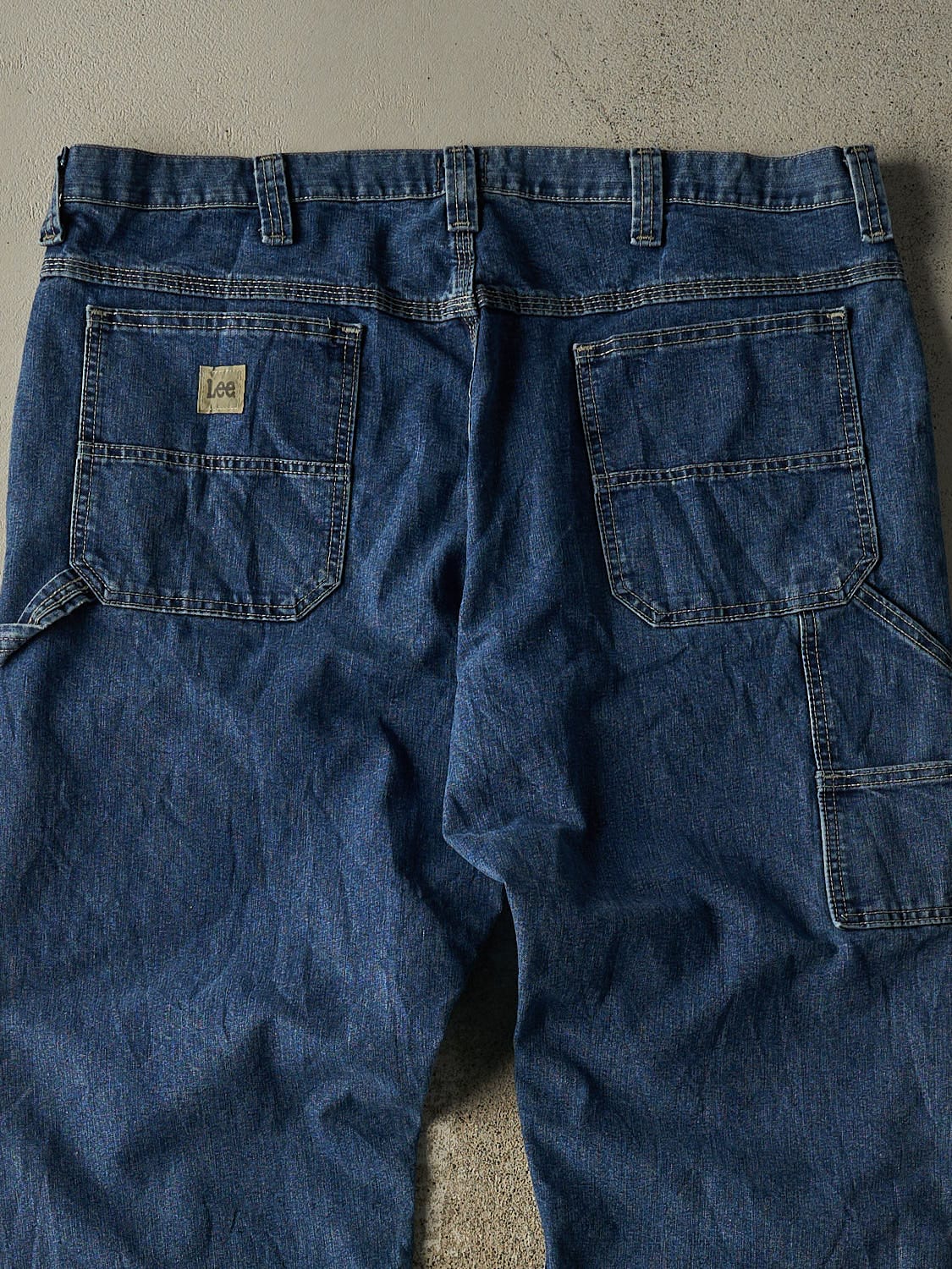 Vintage 90s Dark Wash Lee Carpenter Jeans (40x32)