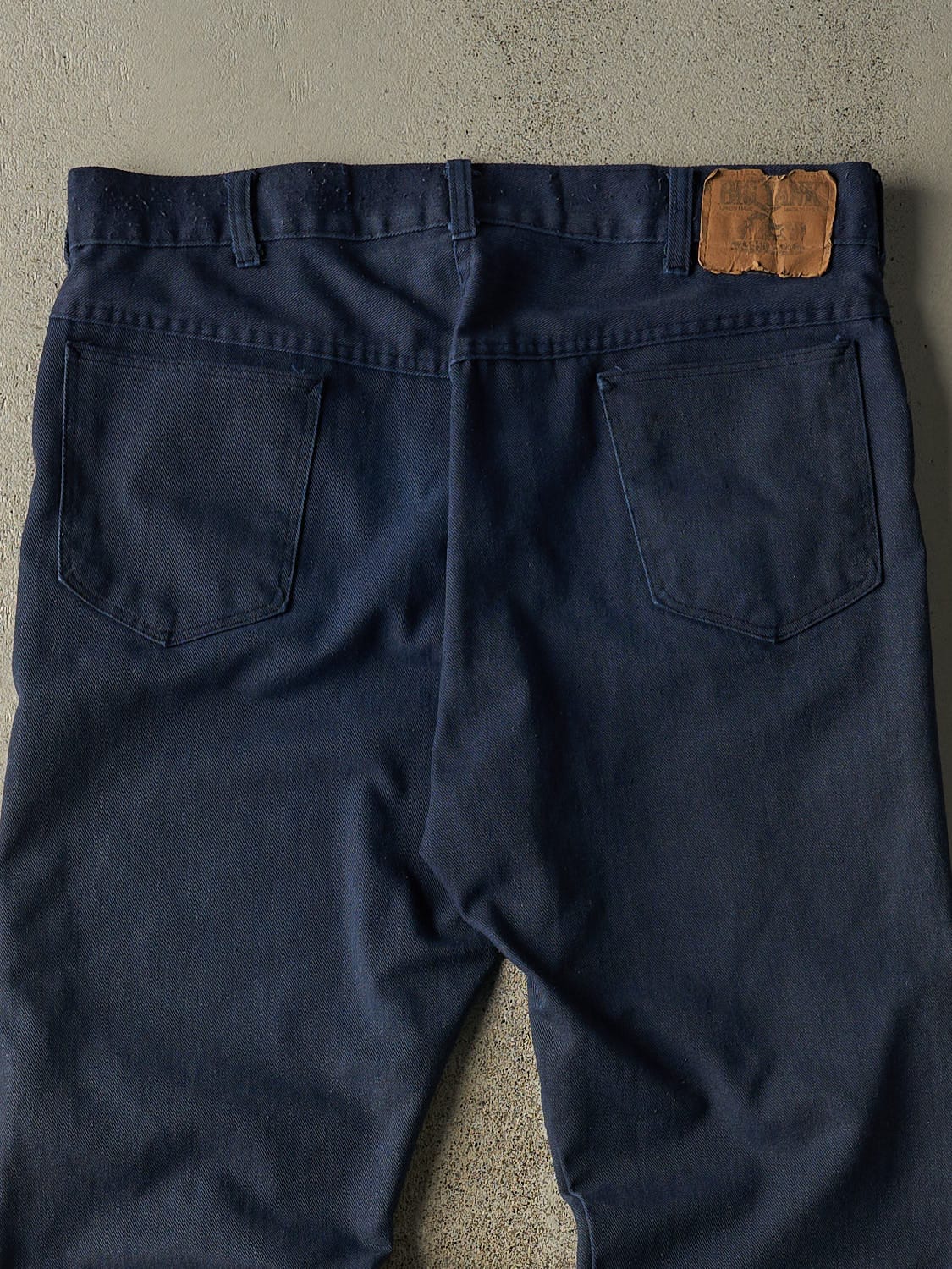 Vintage 80s Dark Wash Big Yank Denim Work Pants (36x29)