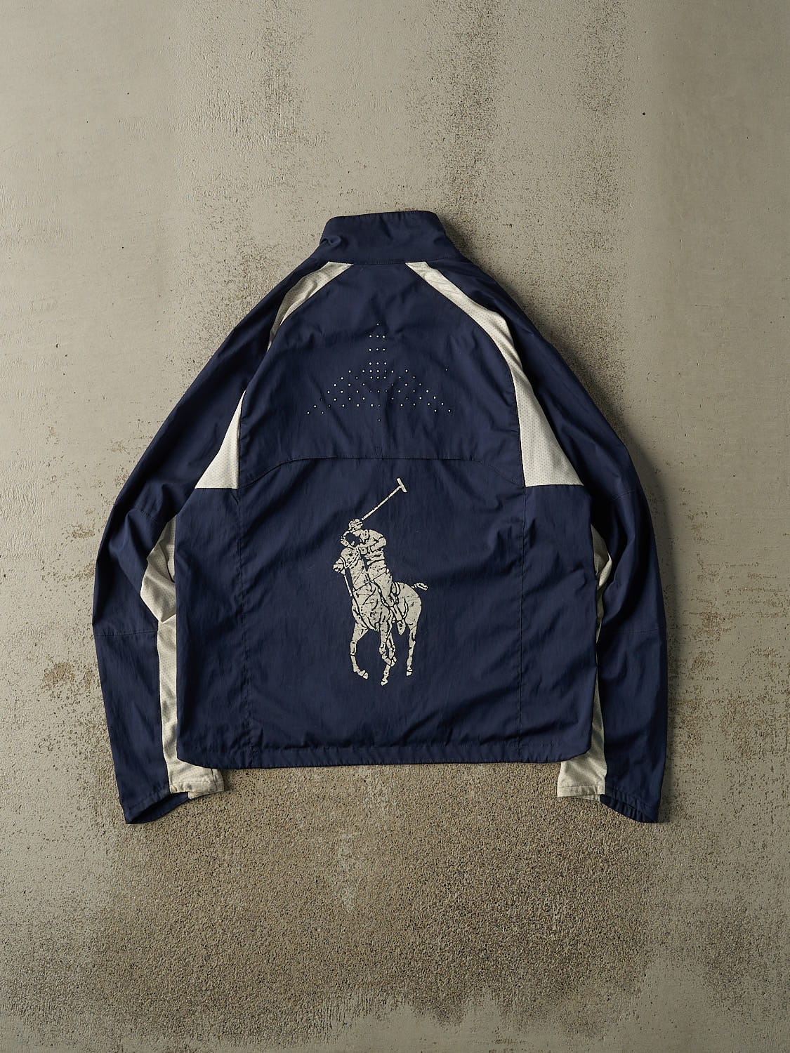 Vintage 08' Navy Blue Polo US Open Windbreaker Jacket (S/M)