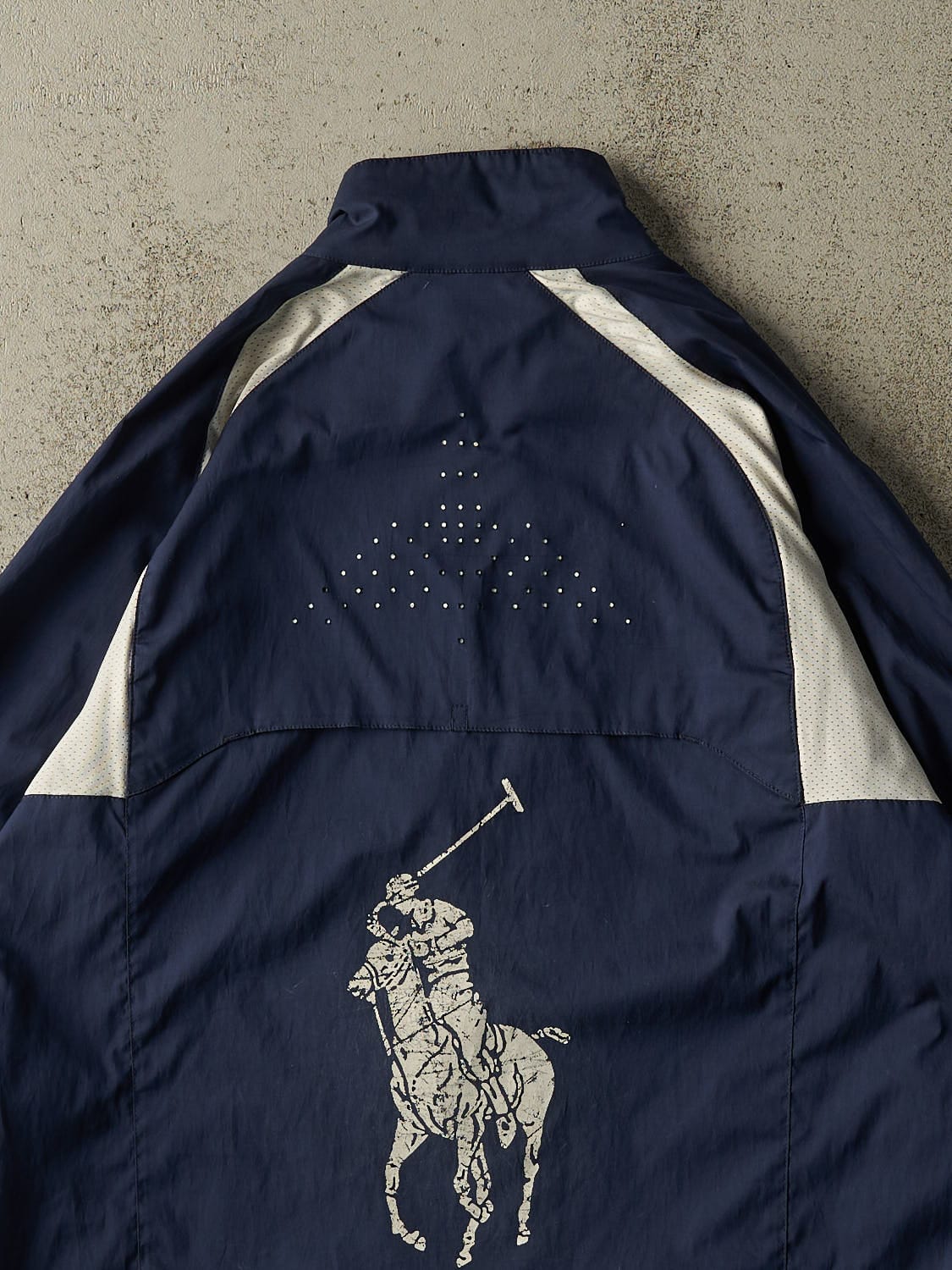 Vintage 08' Navy Blue Polo US Open Windbreaker Jacket (S/M)