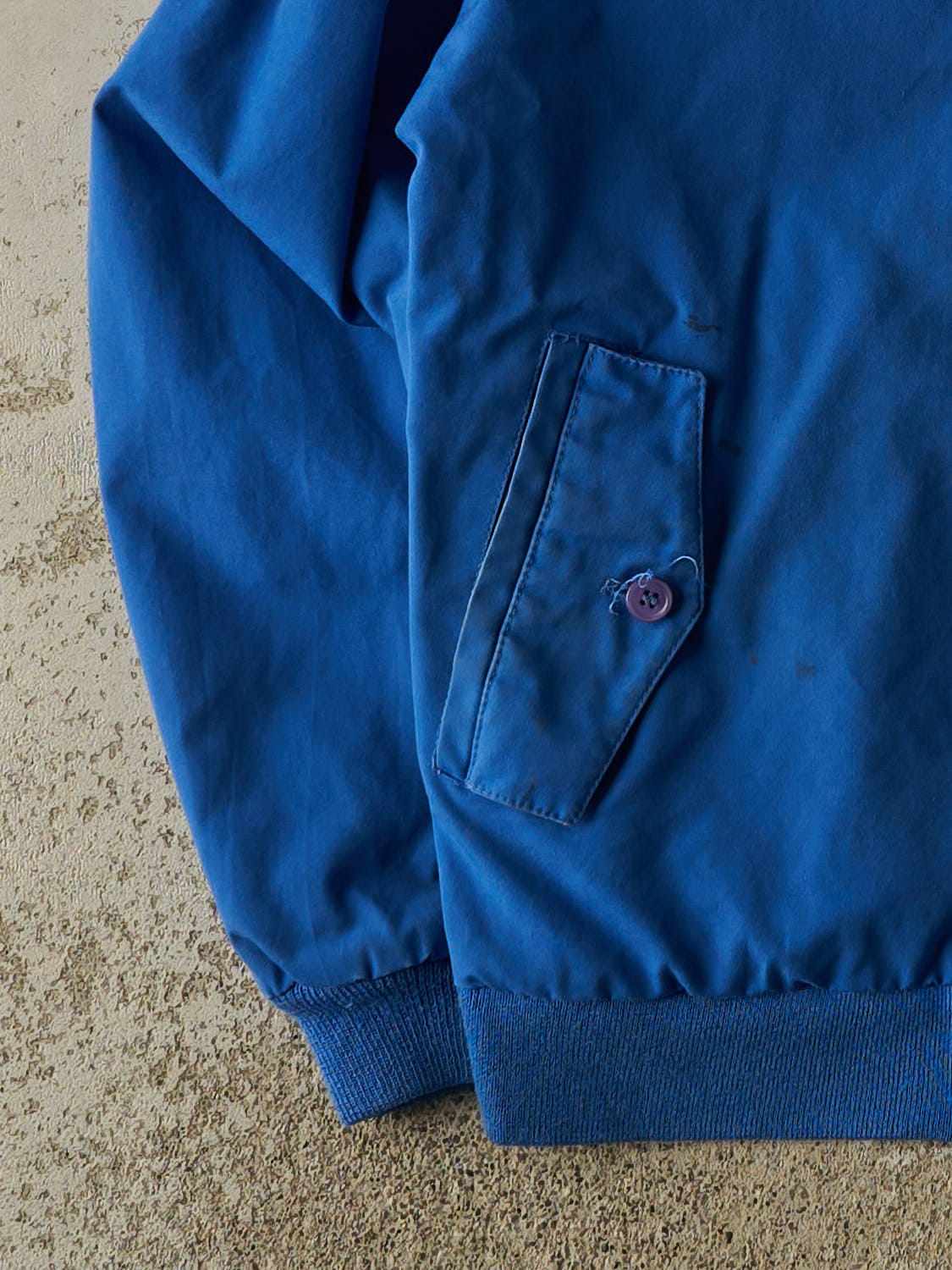 Vintage 80s Blue Lacoste Jetsetters Harrington Jacket (M/L)
