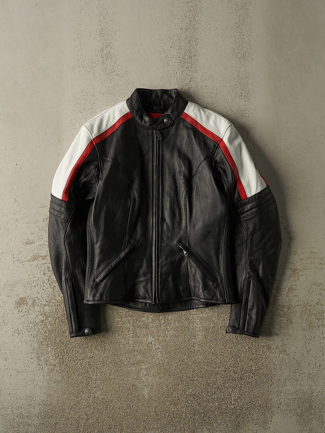 Vintage 90s Black Victory Motorcycles Racing Jacket (S)