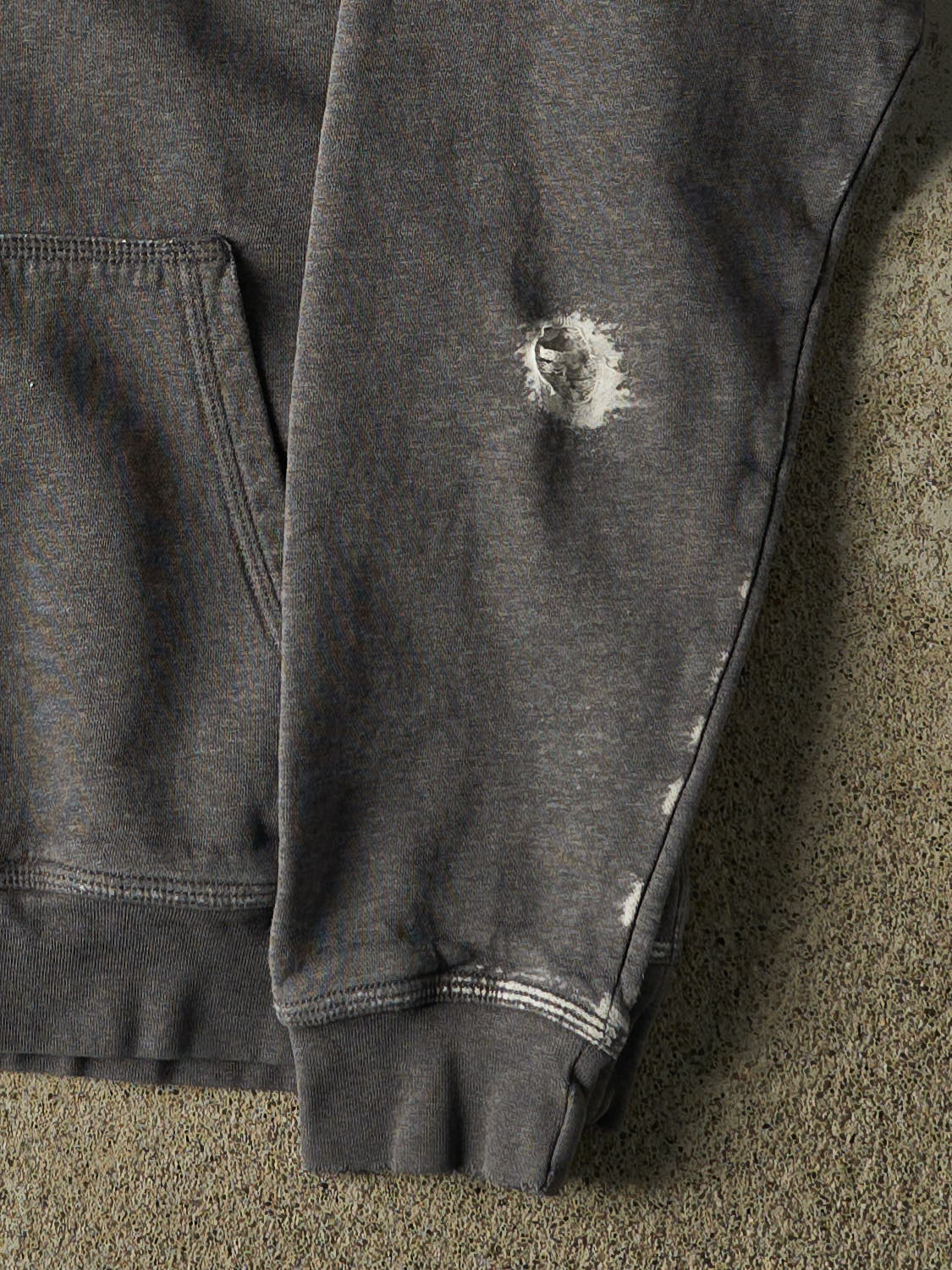 Vintage Y2K Charcoal Grey Nike Embroidered Hoodie (M/L)