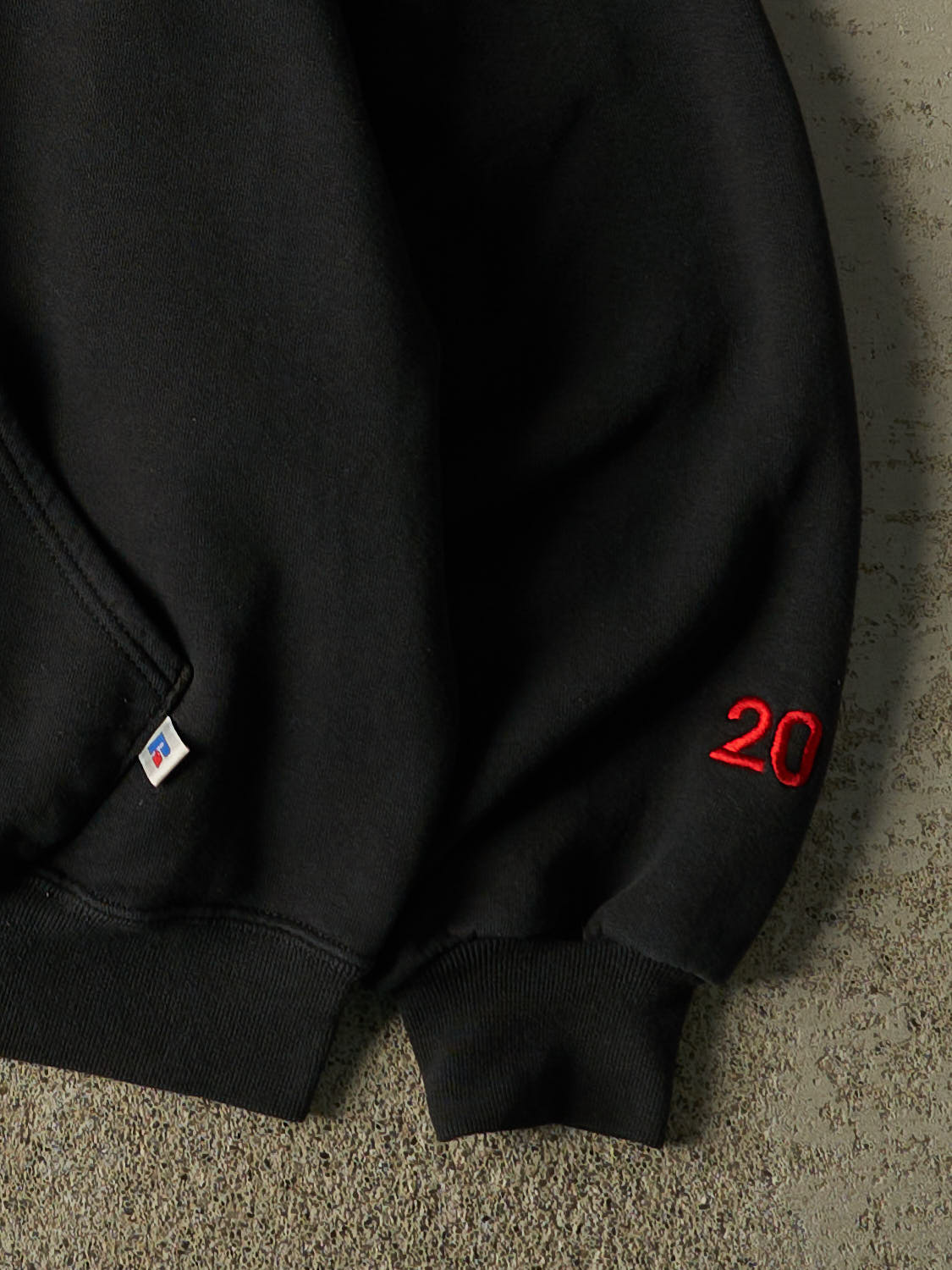 Vintage 90s Black Russell Athletic Panthers Hoodie (XL/XXL)