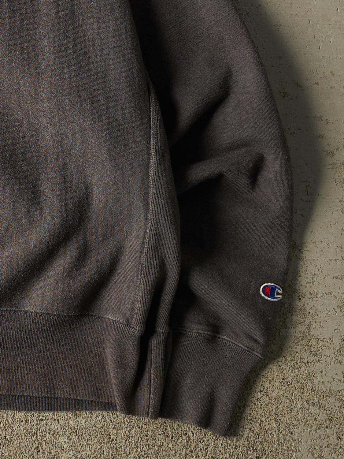 Vintage Y2K Charcoal Grey Champion Reverse Weave Crewneck (M/L)