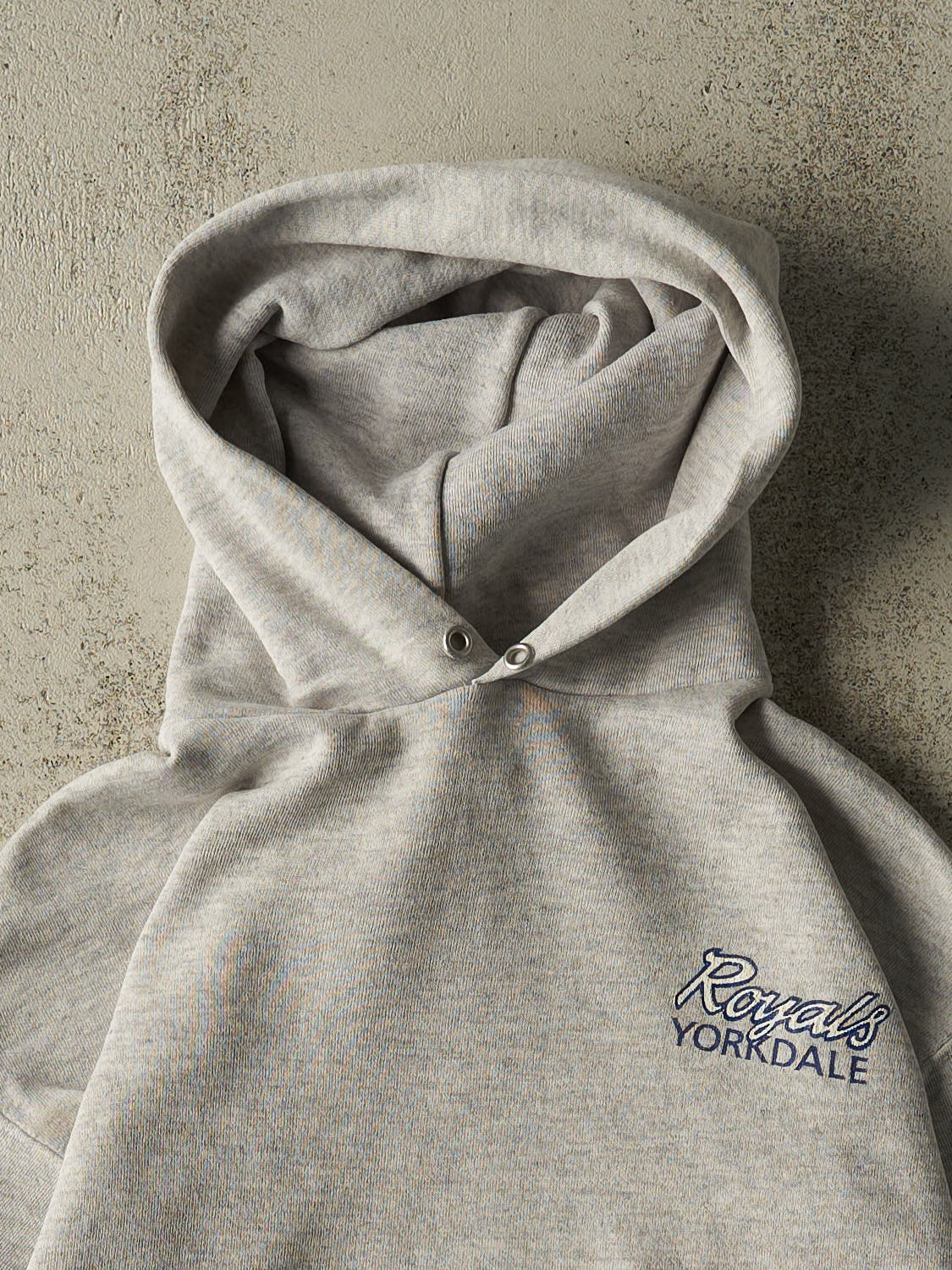 Vintage 90s Heather Grey Yorkdale Royals  Hoodie (S)
