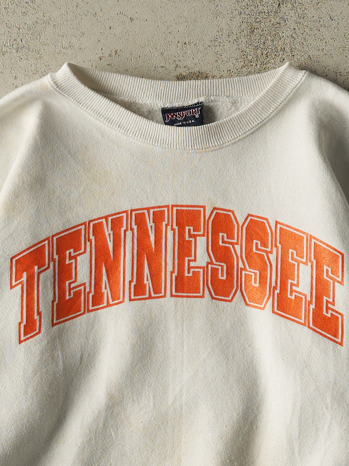 Vintage 90s White University of Tennessee Crewneck (M)