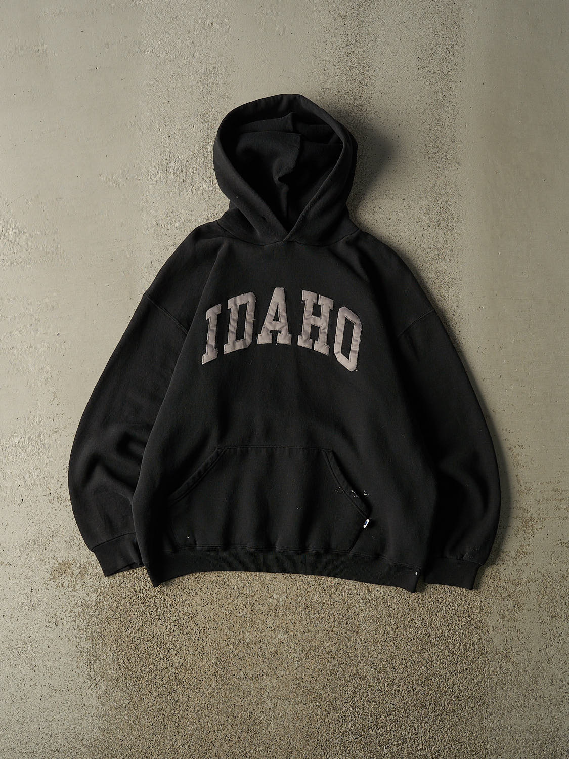 Vintage 90s Black Russell Athletic University of Idaho  Hoodie (XL)