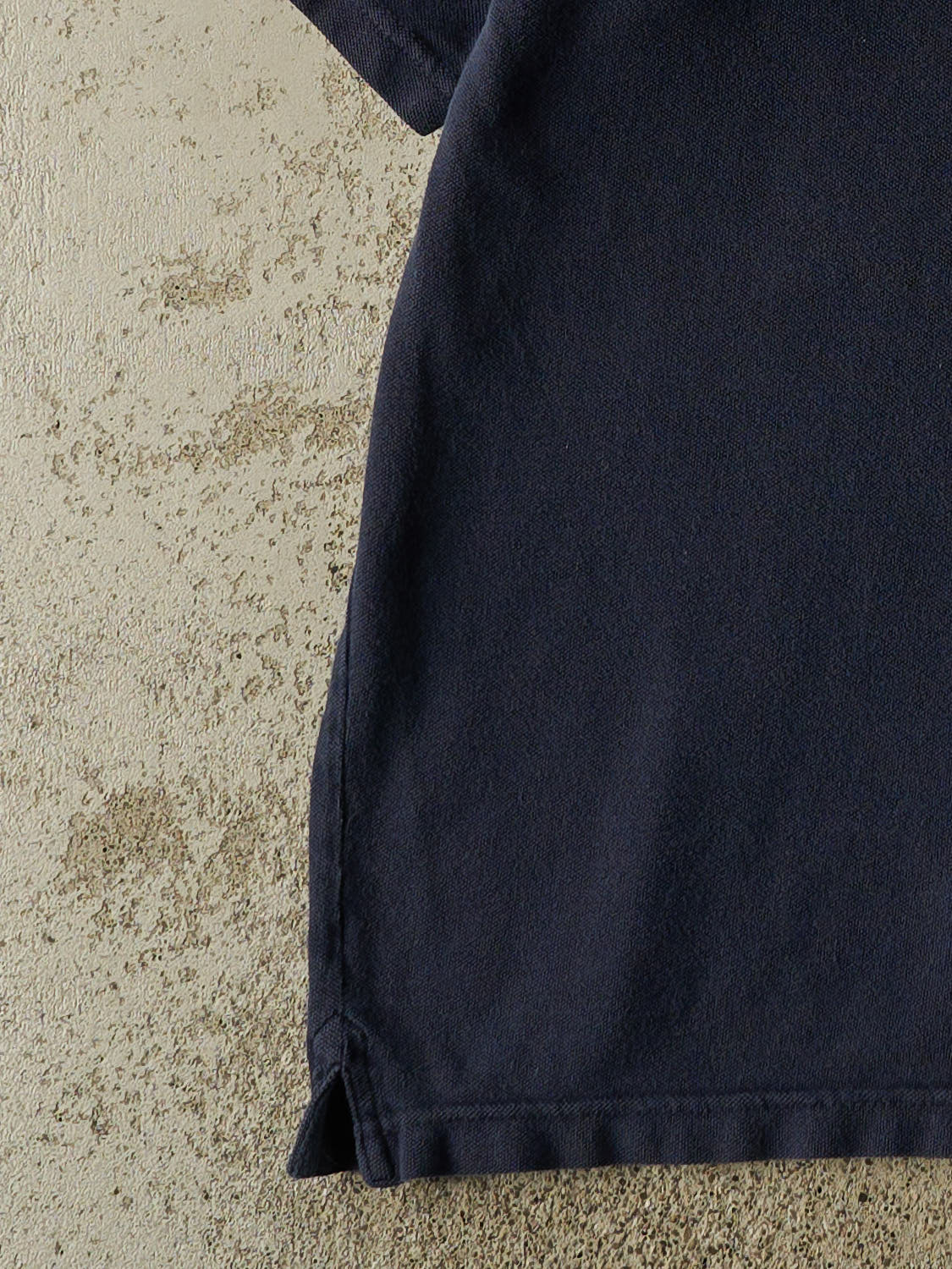 Vintage 90s Navy Blue Chaps Ralph Lauren Quarter Button Pocket Tee (XL/XXL)