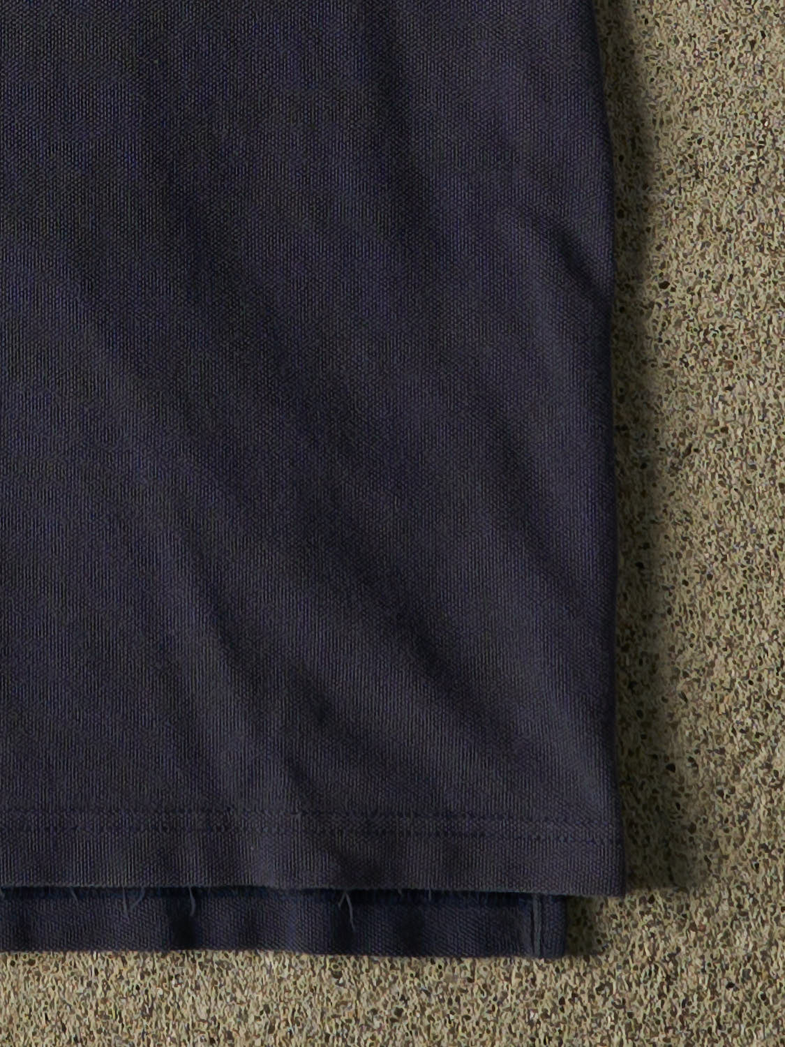Vintage 90s Navy Blue Gonzaga University Quarter Button Tee (M/L)