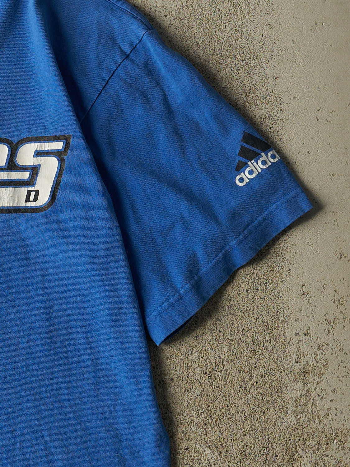 Vintage 90s Blue Adidas "Three Stripes" Tee (M/L)