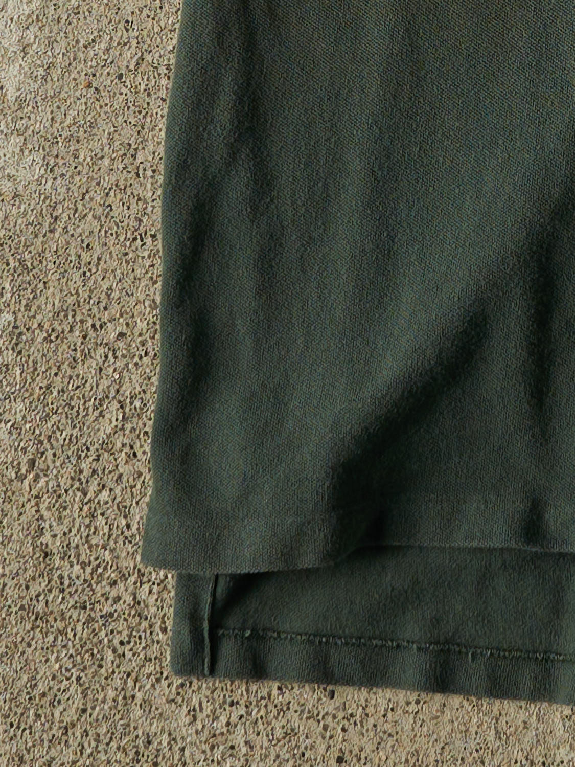 Vintage 90s Green Polo Quarter Button Tee (XXL)