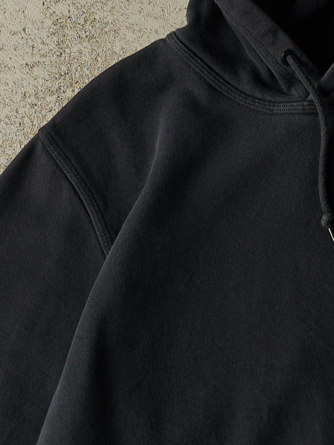 Vintage Y2K Black Nike Embroidered Hoodie (S/M)