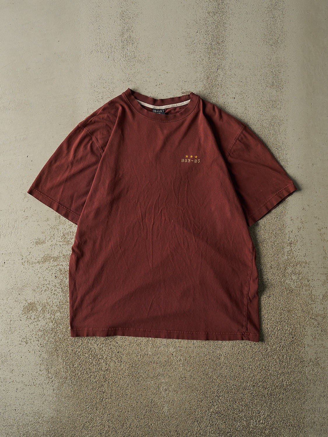 Vintage Y2K Burgundy Bum Equipment Tee (M/L)
