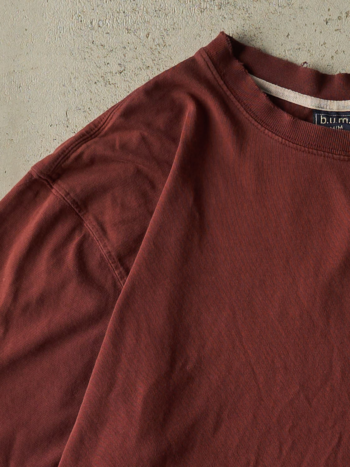 Vintage Y2K Burgundy Bum Equipment Tee (M/L)