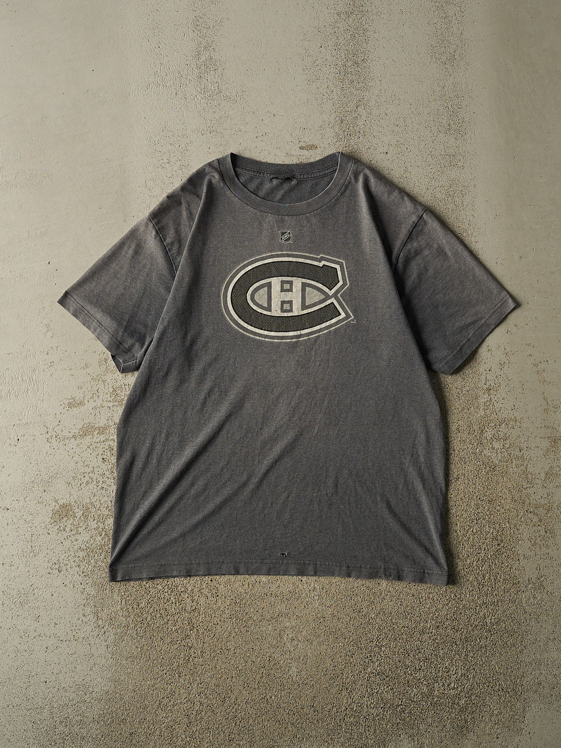Vintage Y2K Faded Grey Montreal Canadiens #27 Kovalev Tee (L)