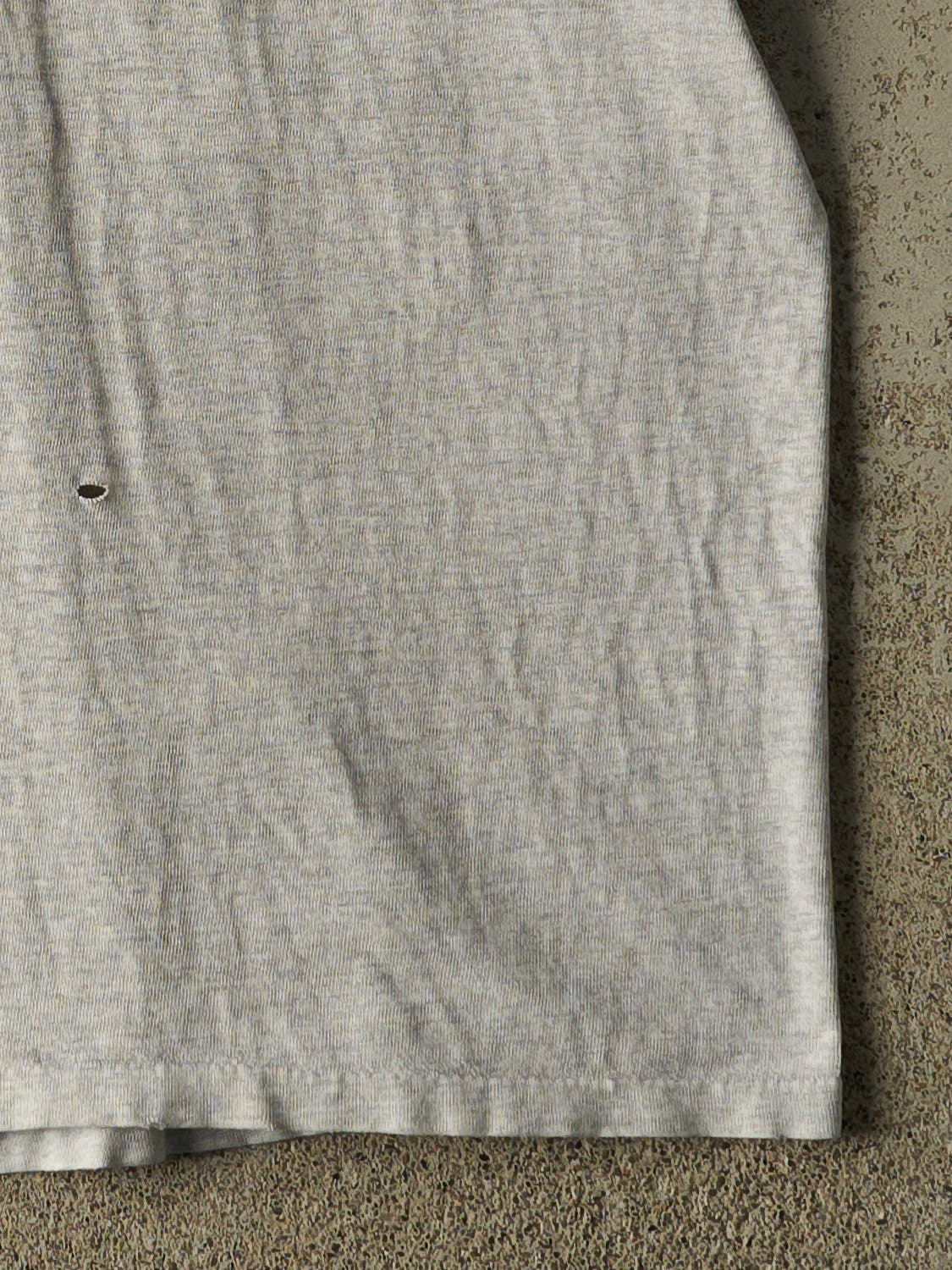 Vintage 90s Heather Grey Snow College Single Stitch Tee (XXL)