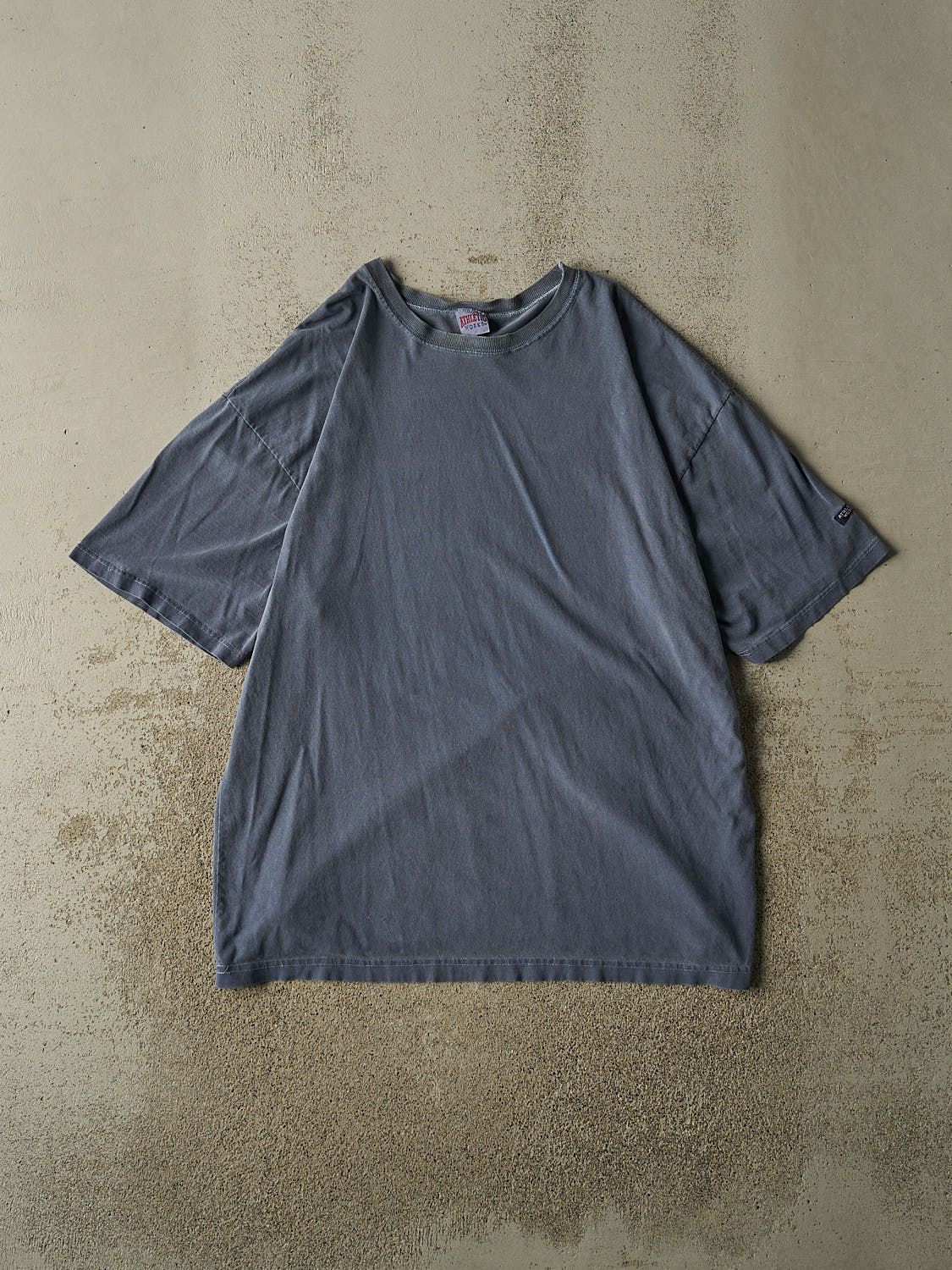 Vintage 90s Washed Blue Athletic Works Blank Tee (XL/XXL)