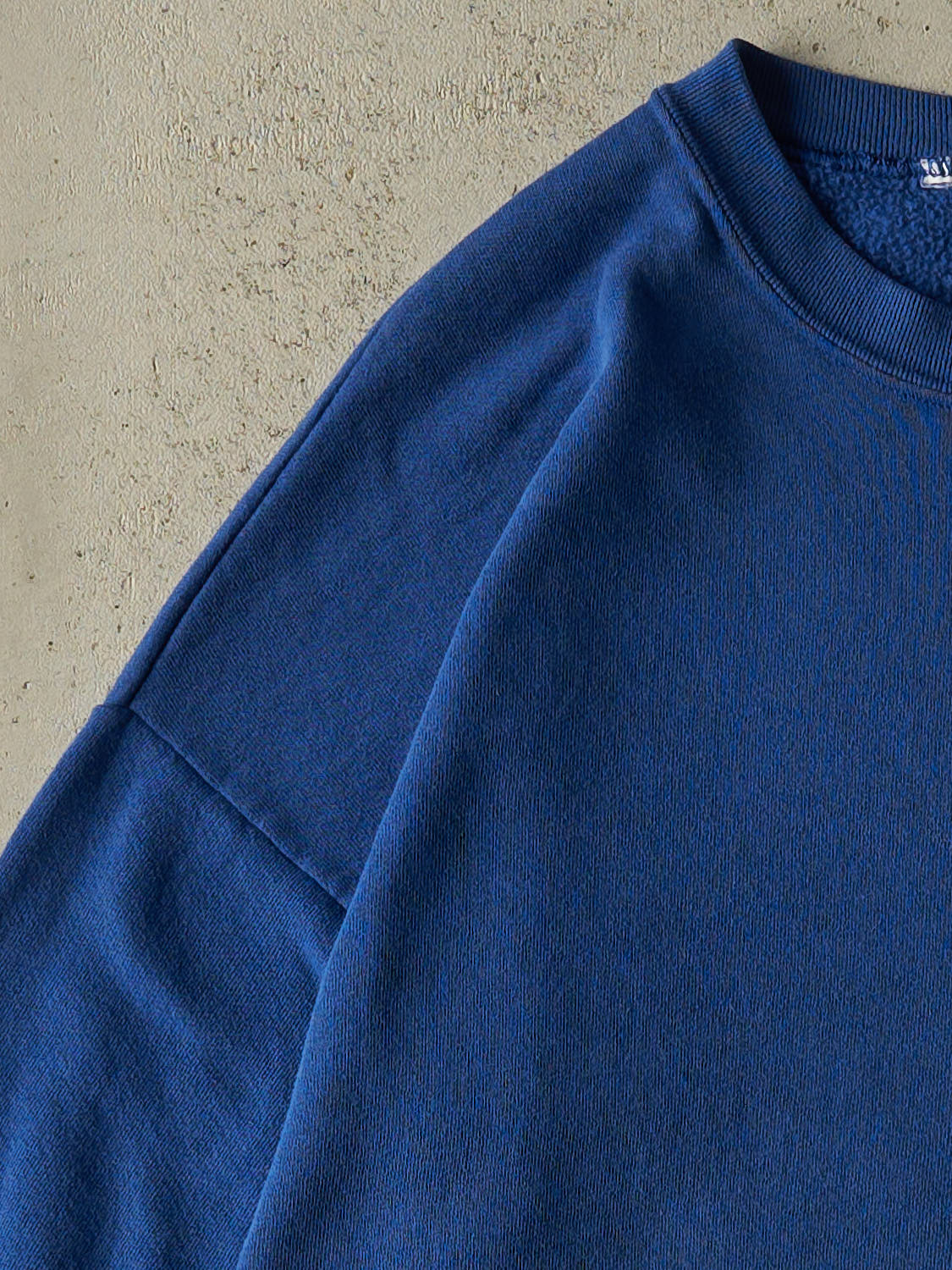 Vintage 90s Blue Blank  Crewneck (L/XL)