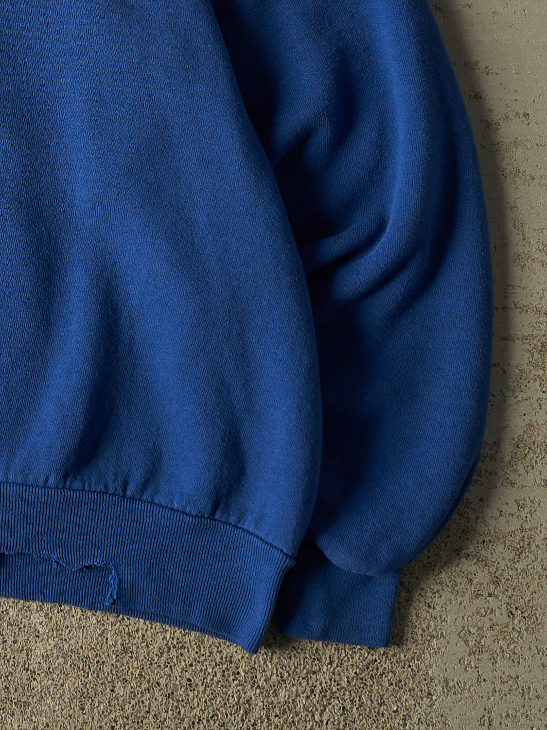 Vintage 90s Blue Blank  Crewneck (L/XL)