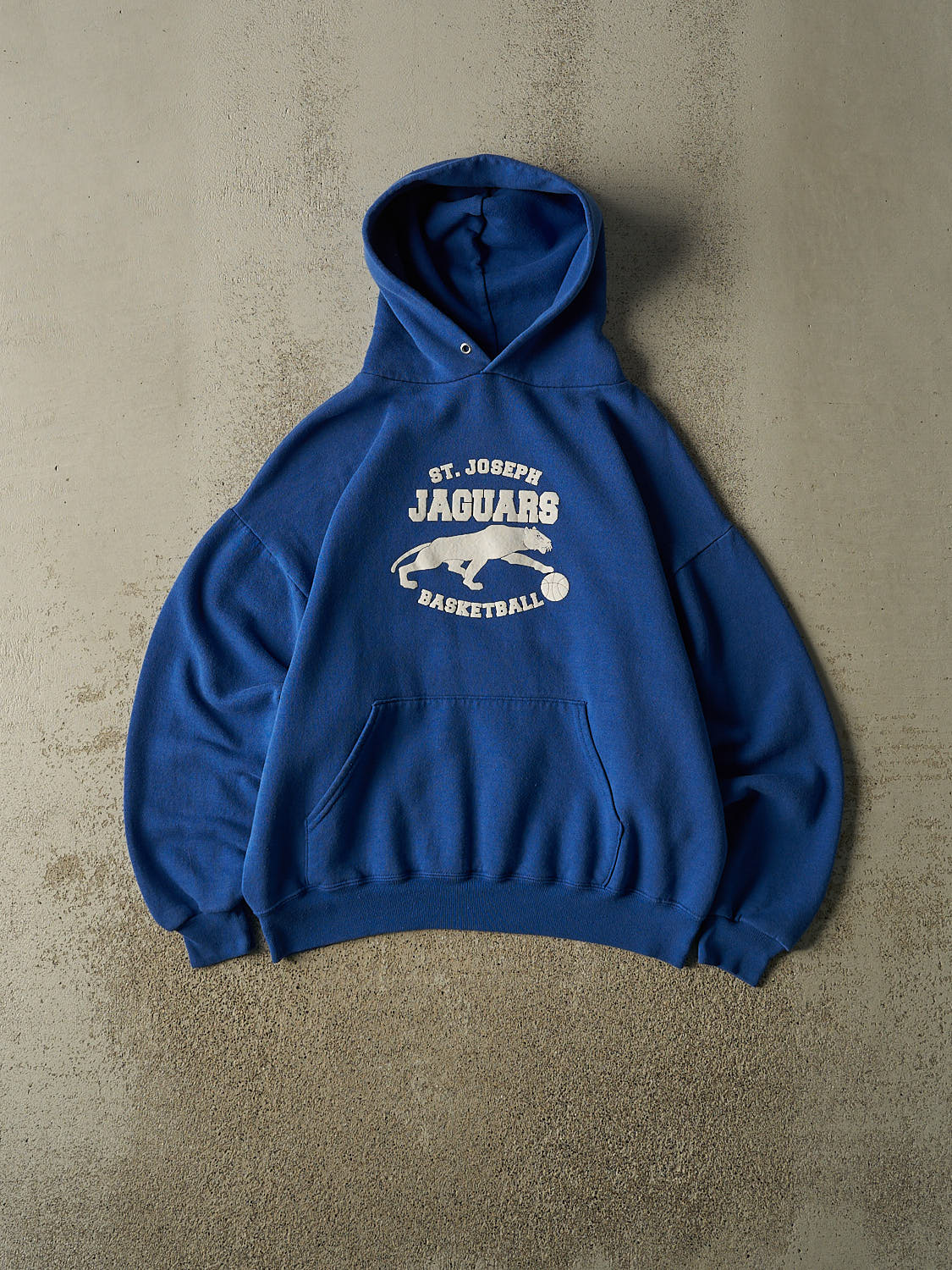 Vintage Y2K Blue St. Joseph Jaguars Basketball Hoodie (M/L)