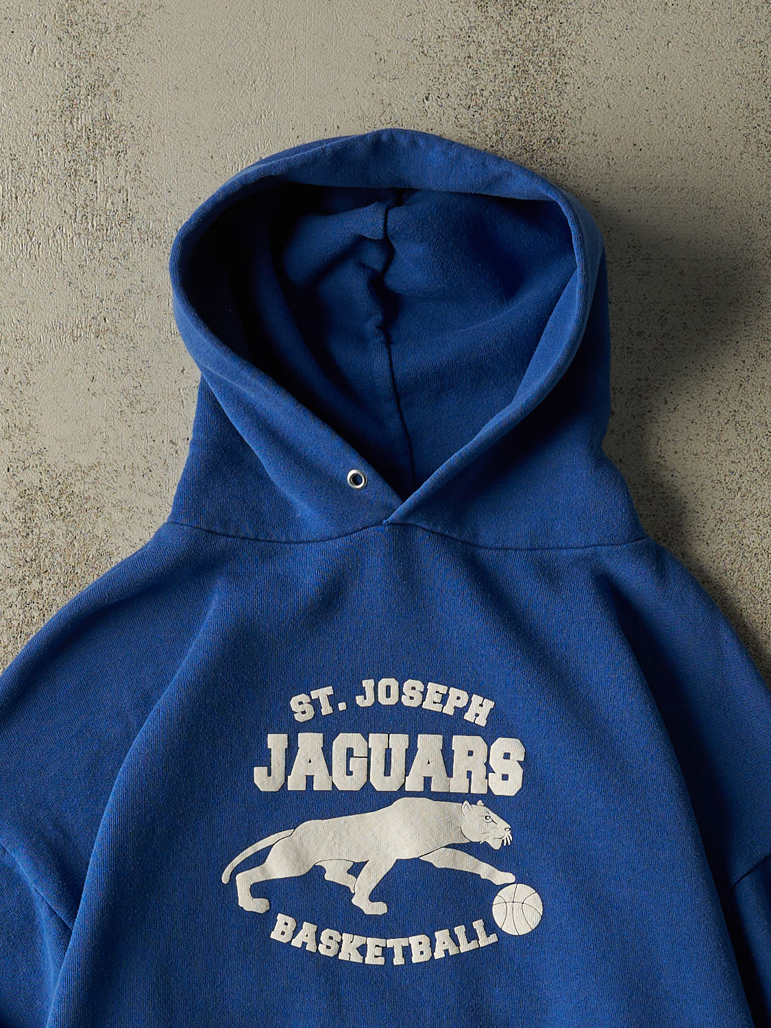 Vintage Y2K Blue St. Joseph Jaguars Basketball Hoodie (M/L)
