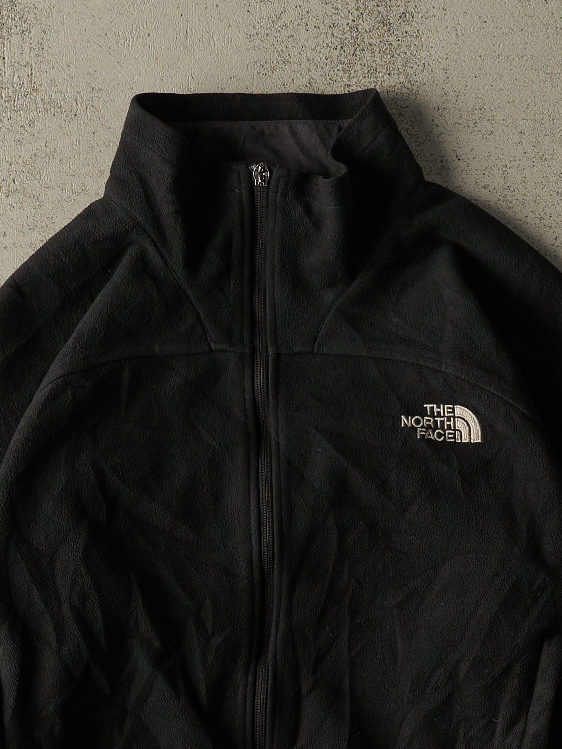 Vintage Y2K Black The North Face Zip Up Fleece (L)