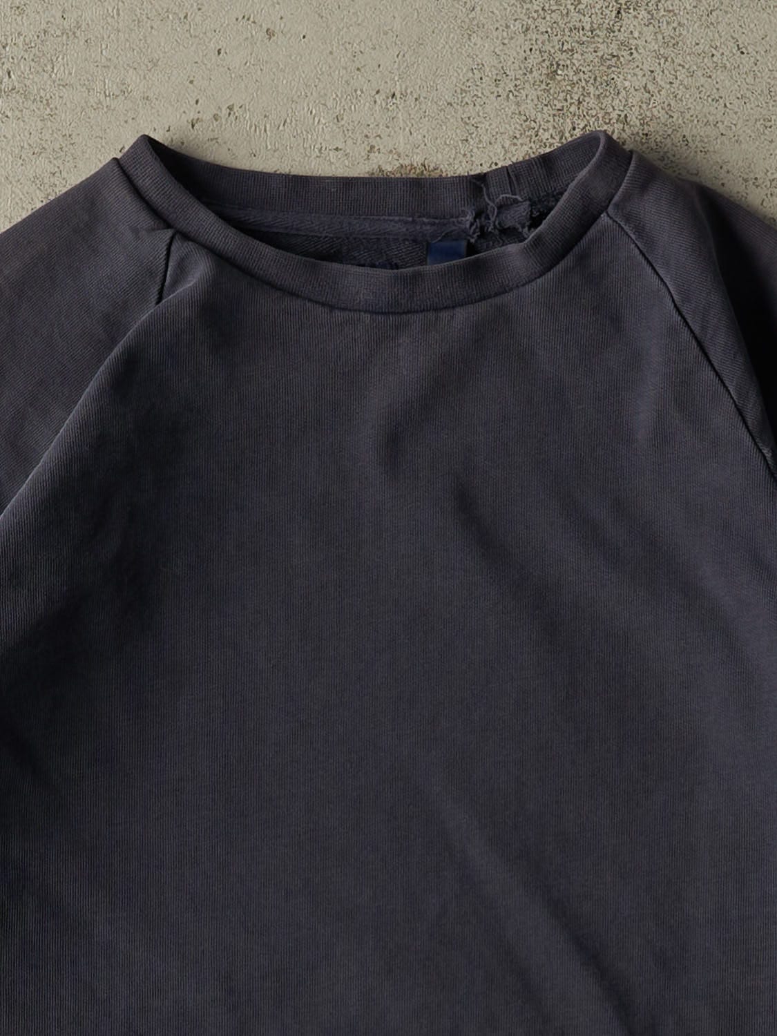 Vintage Y2K Navy Blue Gap Blank Lightweight Crewneck (S/M)