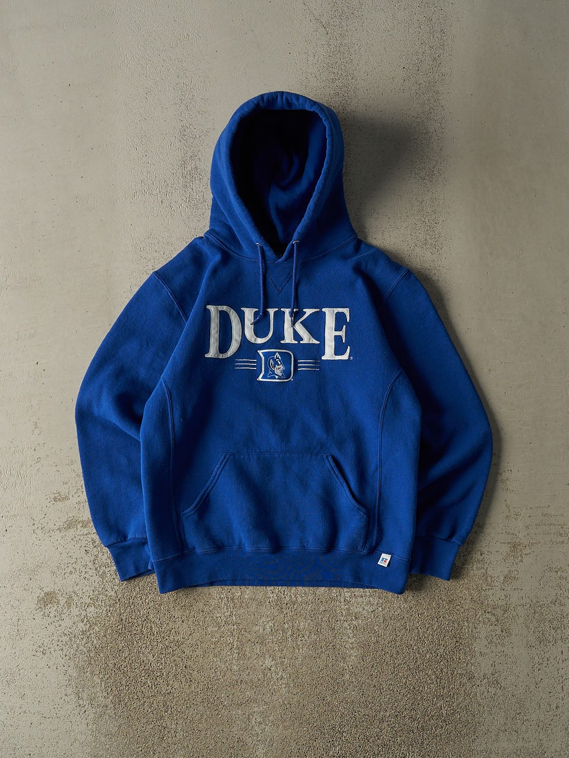 Vintage Y2K Royal Blue Russell Athletic Duke University Hoodie (M)