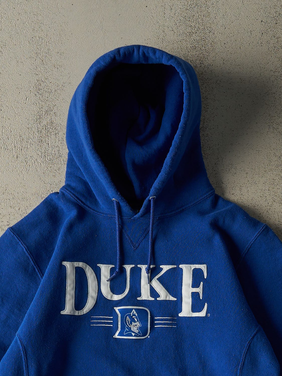Vintage Y2K Royal Blue Russell Athletic Duke University Hoodie (M)