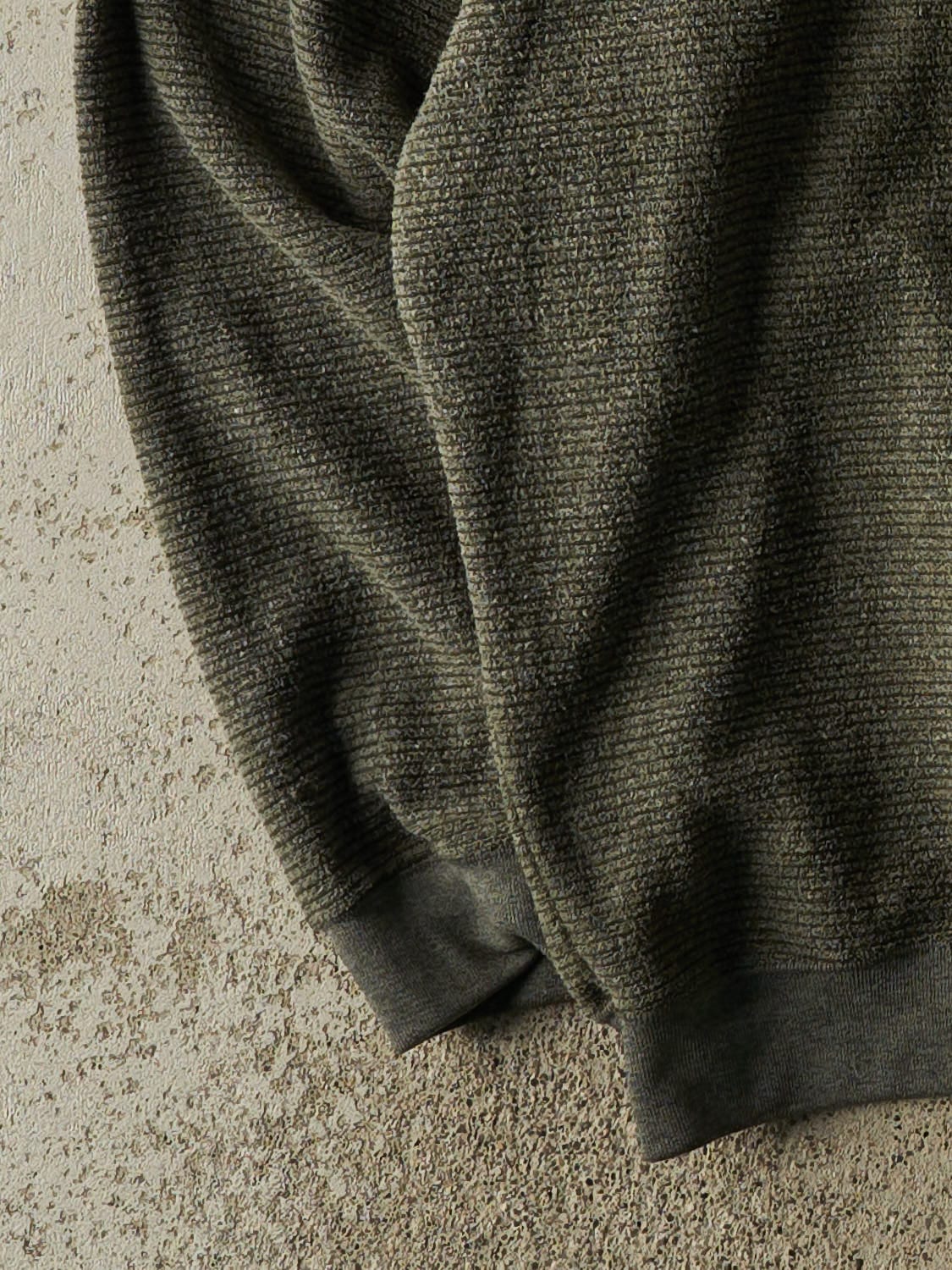 Vintage 90s Green Penman's Quarter Button Sweater (XXL)