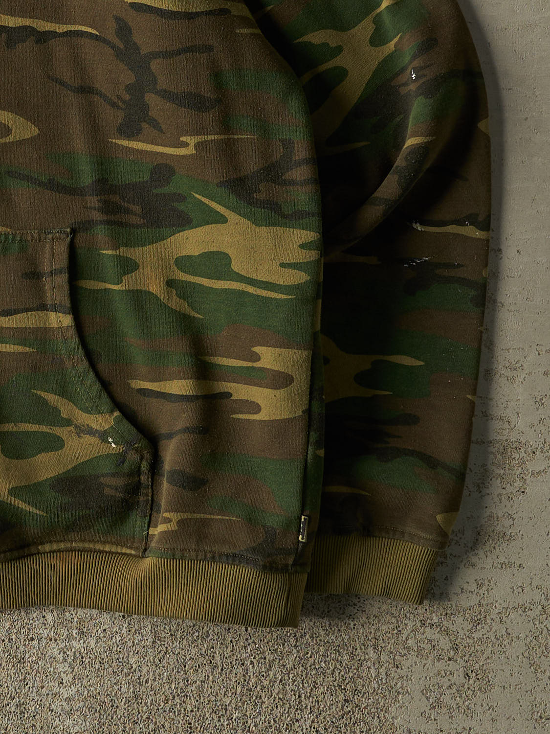 Vintage 90s Camo Zip Up Hoodie (XL/XXL)