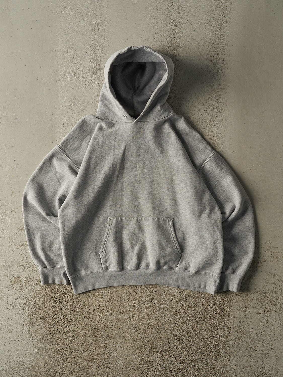 Vintage Y2K Heather Grey Blank Hoodie (M/L)