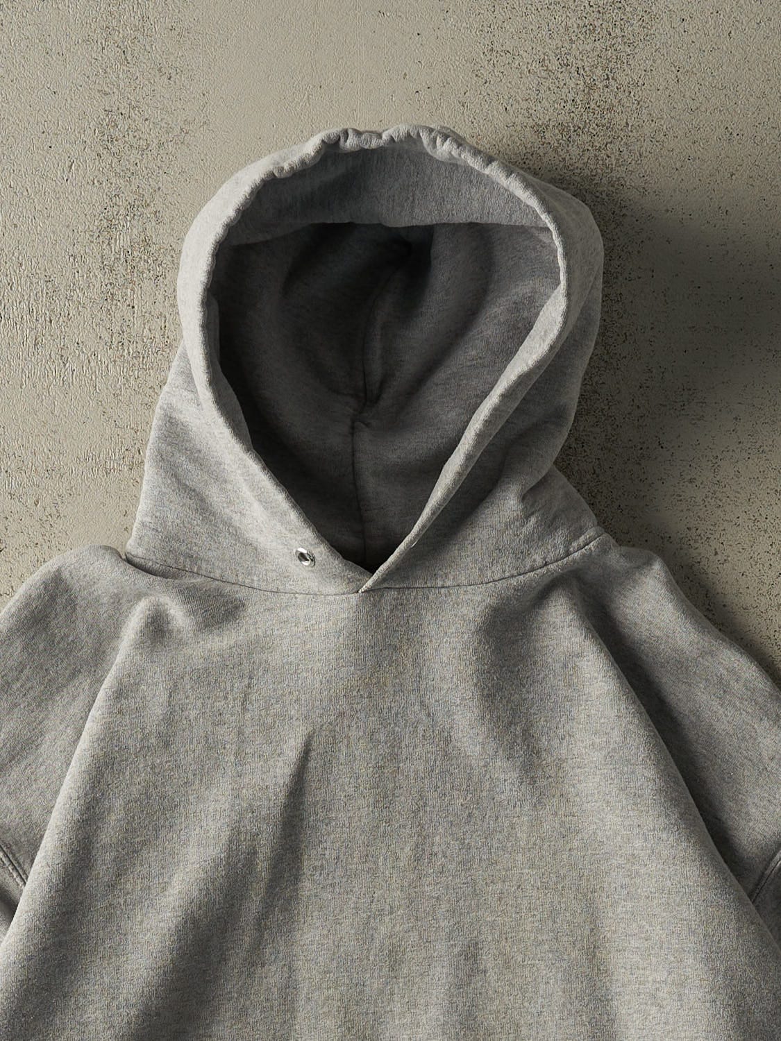 Vintage Y2K Heather Grey Blank Hoodie (M/L)