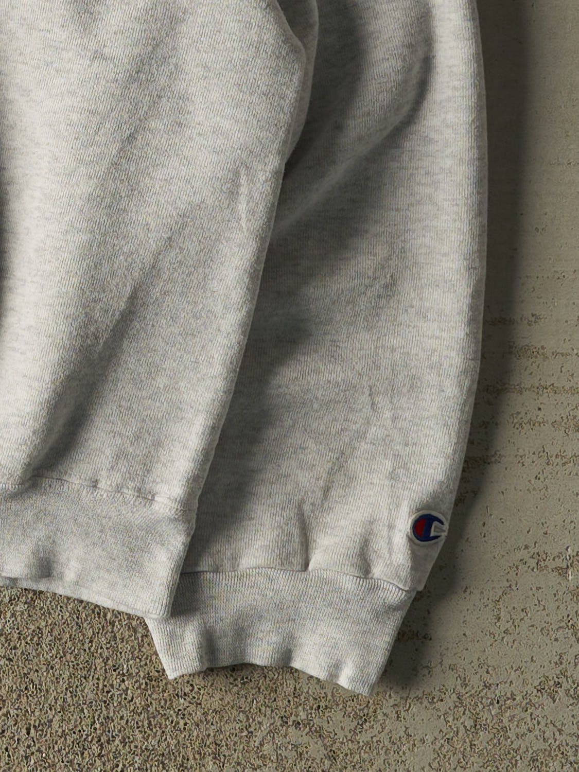 Vintage 90s Heather Grey Champion Grimsley Football Hoodie (XL/XXL)
